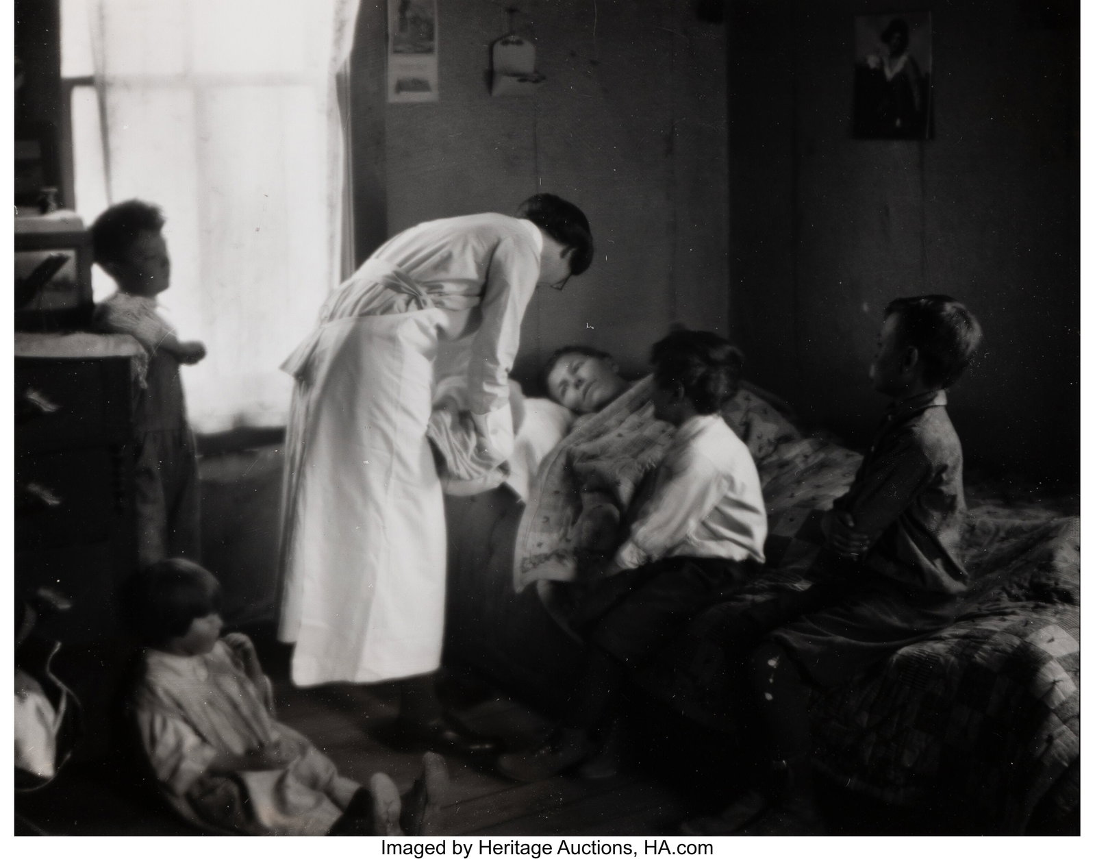 Laura Gilpin (American, 1891-1979) The Visiting : Laura Gilpin (American, 1891-1979) The Visiting Nurse, 1927 Gelatin silver print on Kodak paper, printed later 7-1/2 x 9-5/8 inches (19.1 x 24.4 