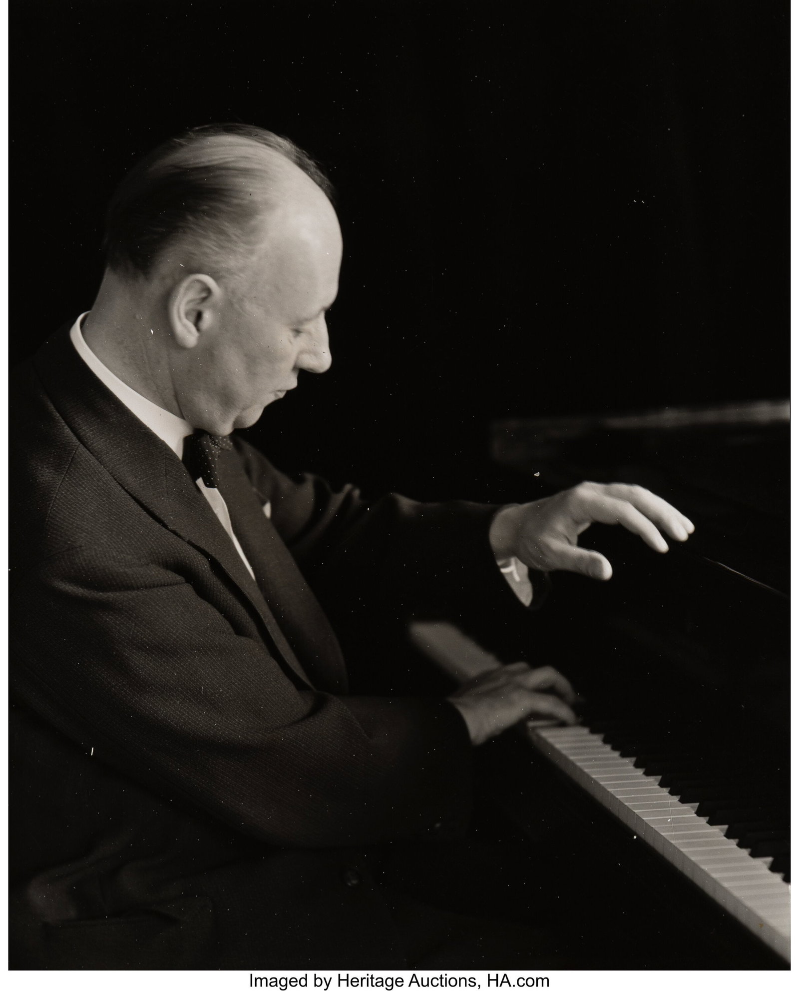 Laura Gilpin (American, 1891-1979) Pianist Egon : Laura Gilpin (American, 1891-1979) Pianist Egon Petri, 1941 Gelatin silver print, printed later 9-5/8 x 7-3/4 inches (24.4 x 19.7 cm) (