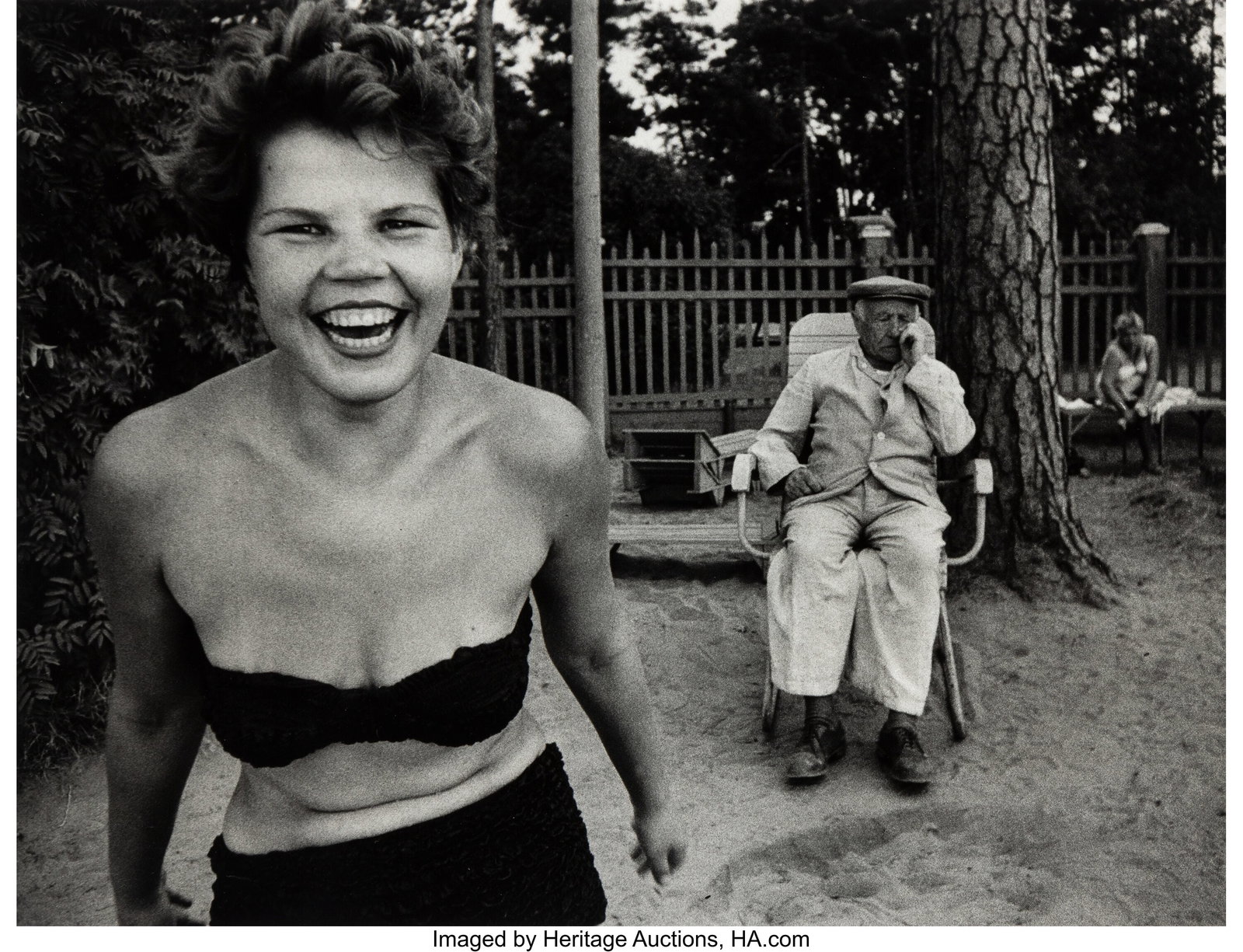 William Klein (American, 1928-2022) Bikini, Mosc: William Klein (American, 1928-2022) Bikini, Moscow, 1959 Gelatin silver print, ferrotyped 11 x 14 inches (27.9 x 35.6 cm) (image/shee