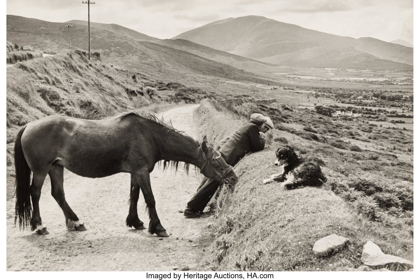 Henri Cartier-Bresson (French, 1908-2004) County: Henri Cartier-Bresson (French, 1908-2004) County Kerry, Ireland, 1952 Gelatin silver print 9-3/4 x 14-1/2 inches (24.8 x 36.8 cm) (imag