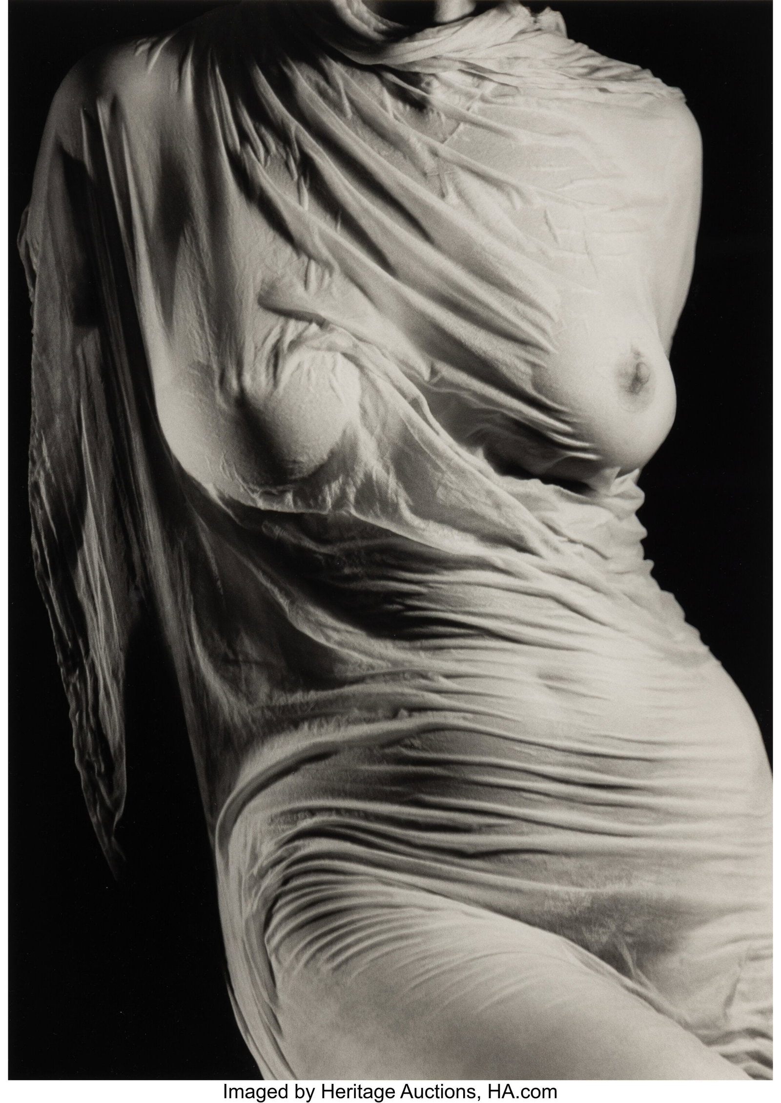 Ruth Bernhard (American, 1905-2006) Wet Silk, 19 (1 of 3)
