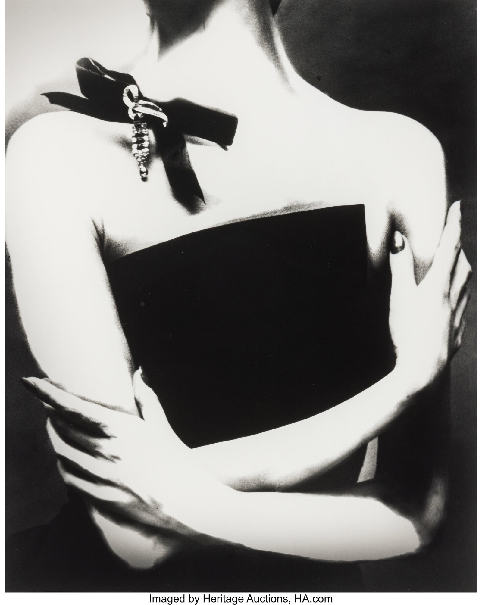 Lillian Bassman (American, 1917-2012) "Betty Thr: Lillian Bassman (American, 1917-2012) "Betty Threat", Harper's Bazaar, New York, 1957 Gelatin silver print, printed later 18-1/4 x 15-1/2 inches (4