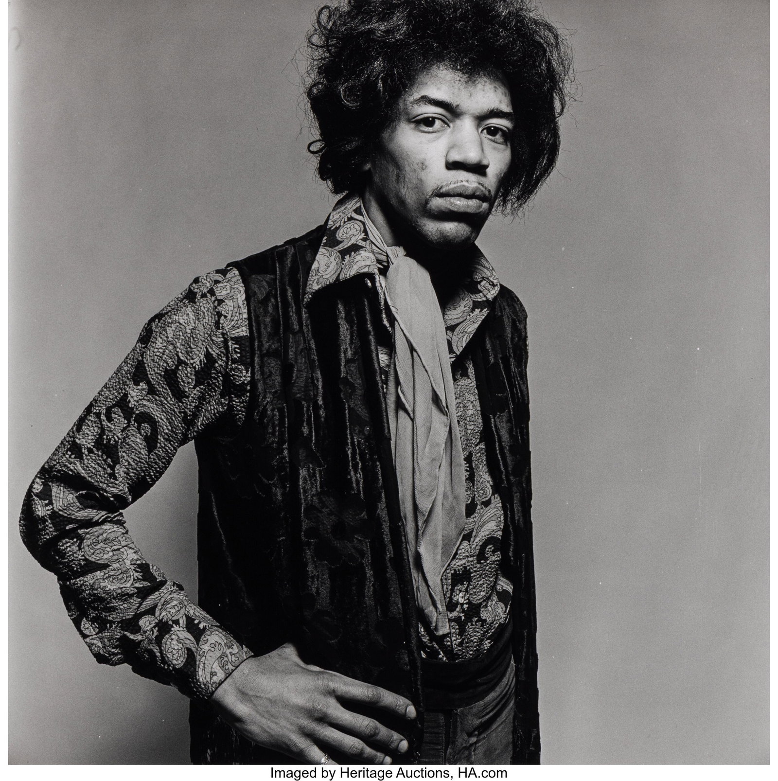 Gered Mankowitz (British, b. 1946) Jimi Hendrix,: Gered Mankowitz (British, b. 1946) Jimi Hendrix, 1967 Digital pigment print, printed later 11-1/2 x 11-3/8 inches (29.2 x 28.9 cm) &l