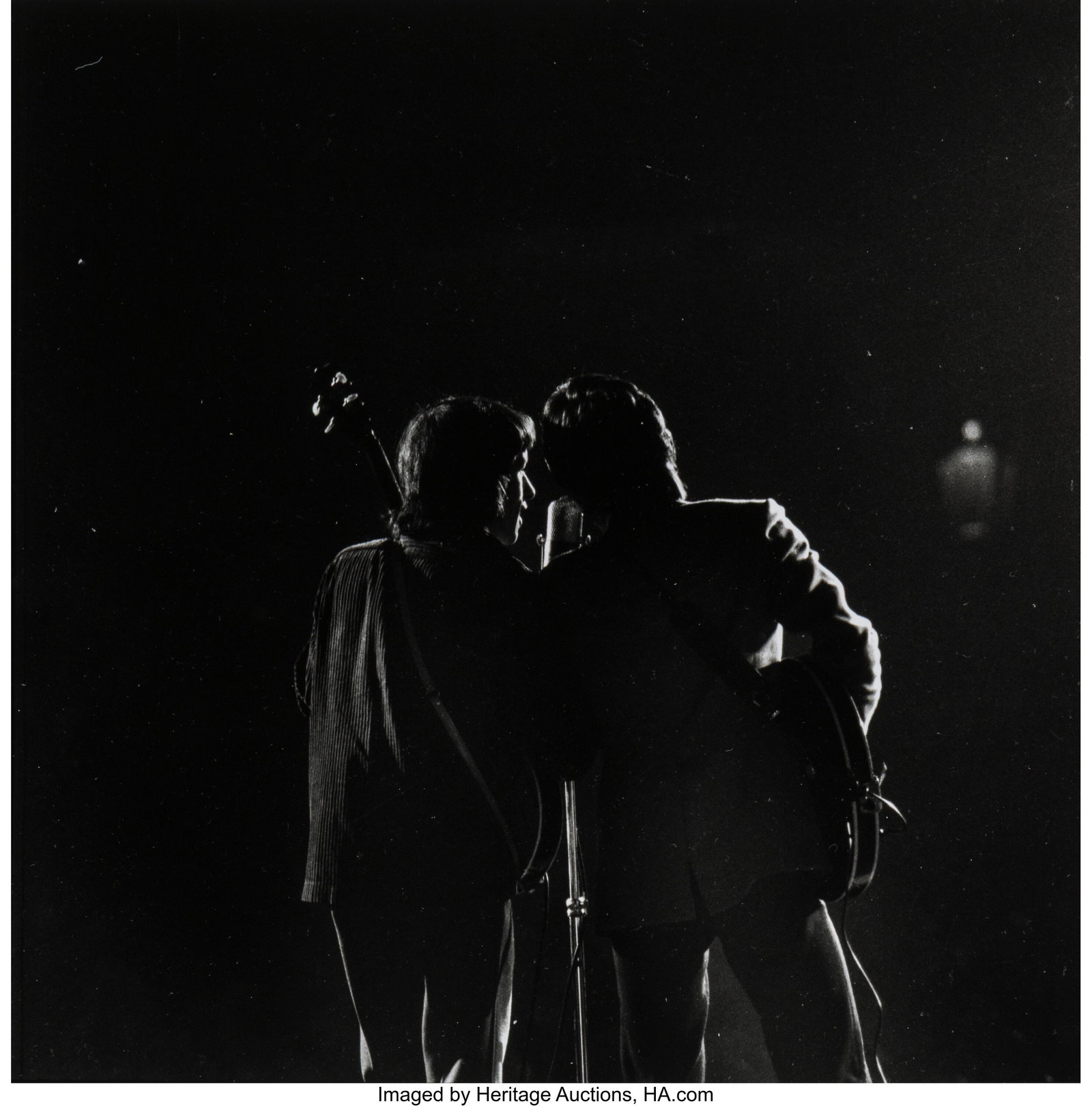 Gered Mankowitz (British, b. 1946) The Rolling S: Gered Mankowitz (British, b. 1946) The Rolling Stones on Stage, 1960s Digital pigment print, printed later 8-3/4 x 8-5/8 inches (22.2 x 21&period