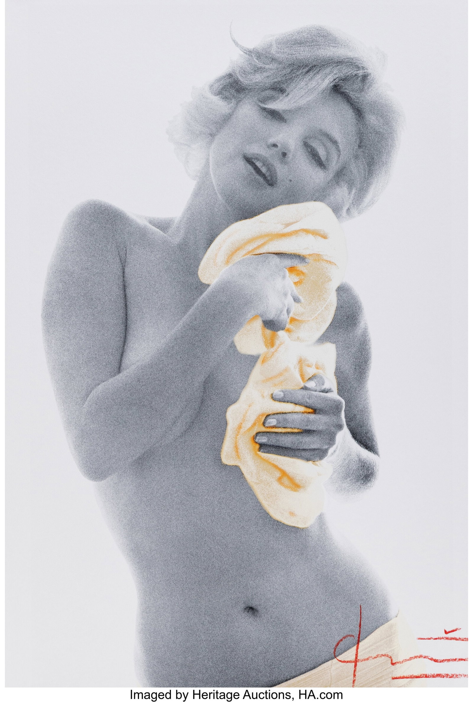 Bert Stern (American, 1929-2013) Marilyn Monroe : Bert Stern (American, 1929-2013) Marilyn Monroe with Roses (from The Last Sitting) (3 works), 1962 Digital pigment prints, printed 2012 18-1/4 x 11-