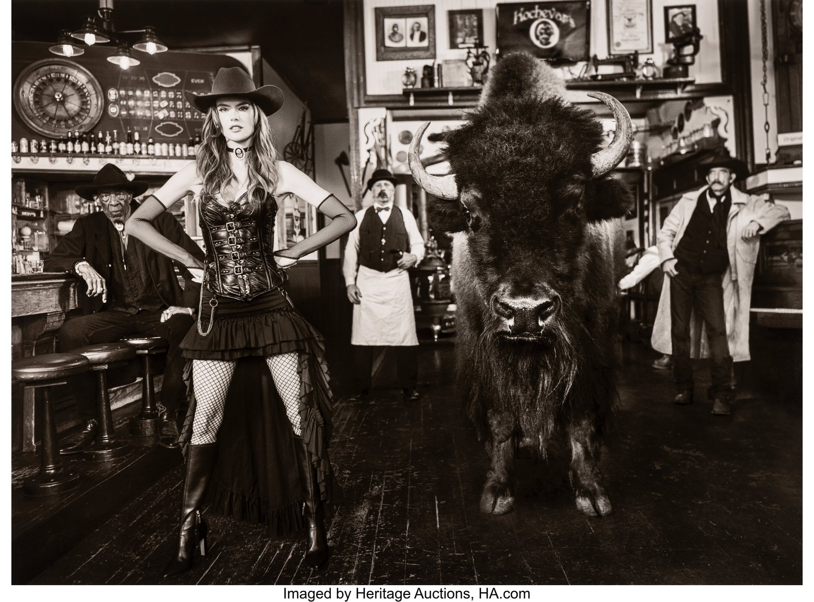 David Yarrow (British, b. 1966) Russian Roulette: David Yarrow (British, b. 1966) Russian Roulette, 2024 Oversized digital pigment print 55 x 77 inches (139.7 x 195.6 cm) (image) Signed&c