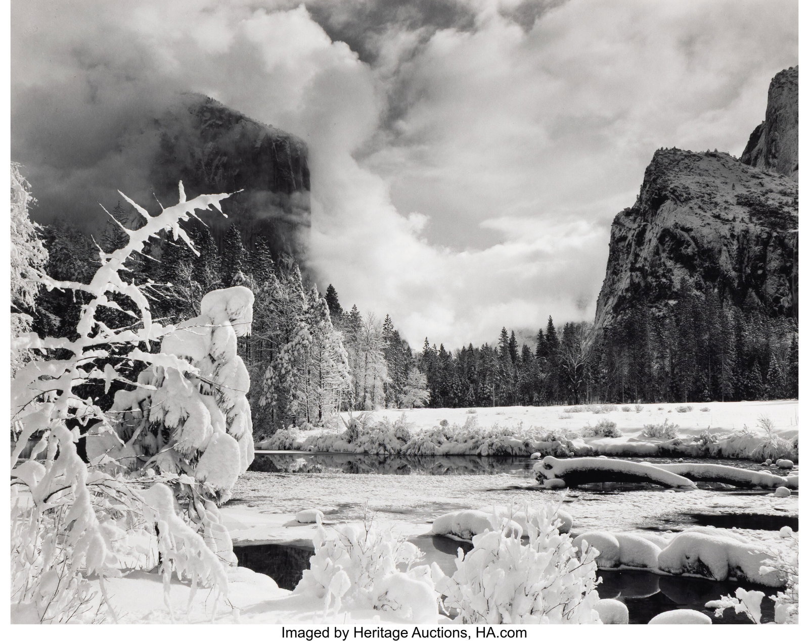 Ansel Adams (American, 1902-1984) Gates of the V