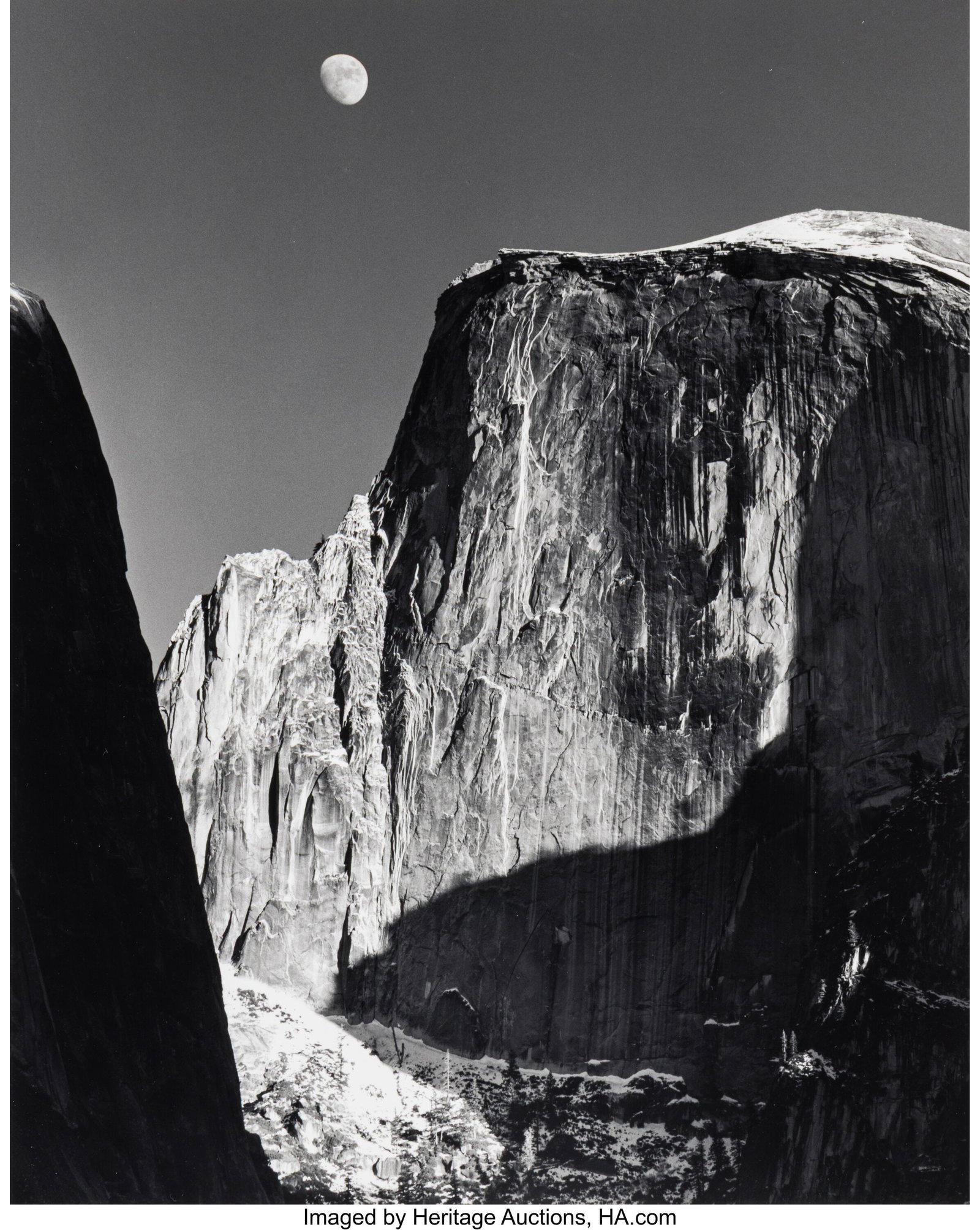 Ansel Adams (American, 1902-1984) Moon and Half