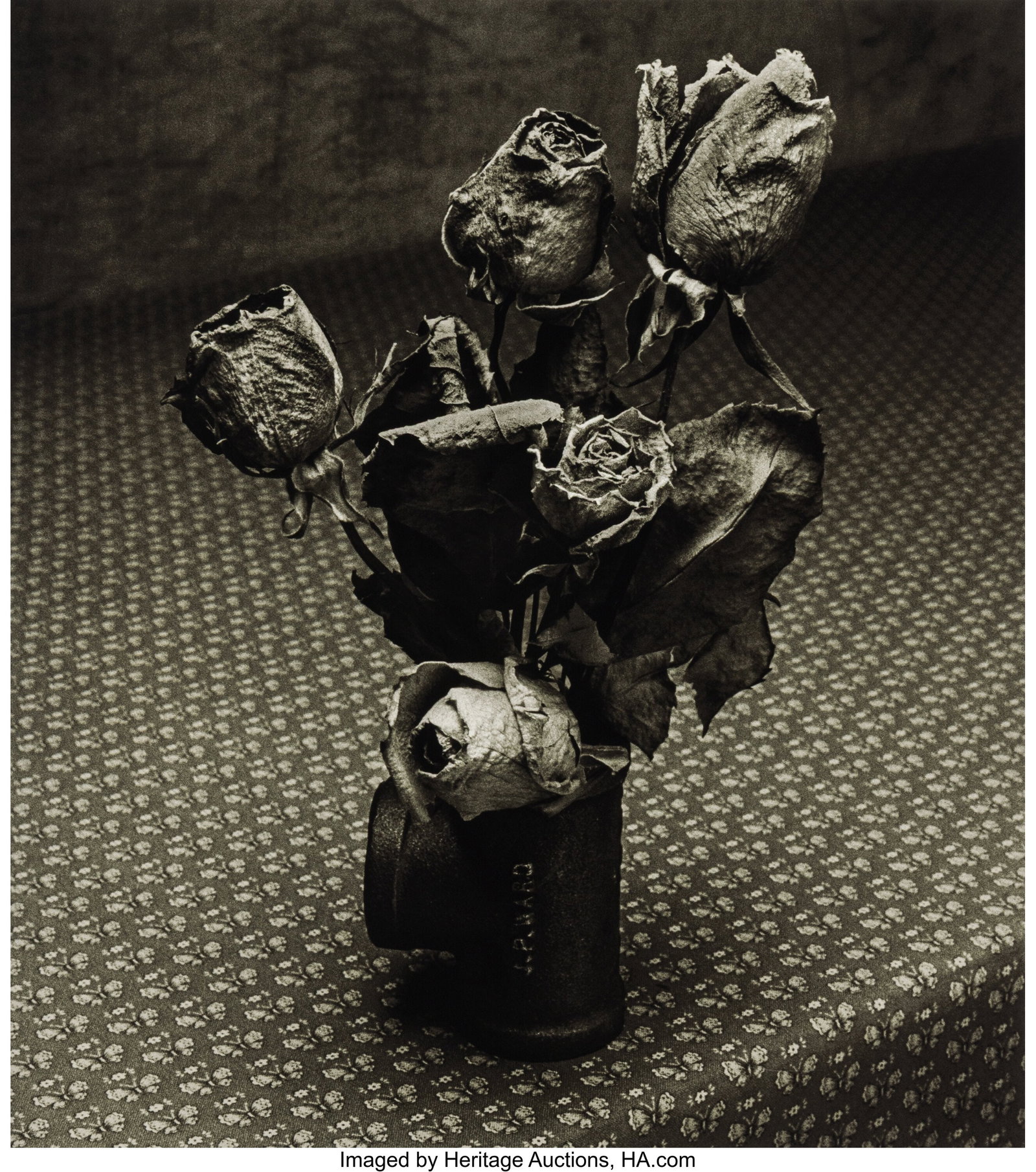 Albert Watson (Scottish, b. 1942) Flowers on Tab (1 of 3)