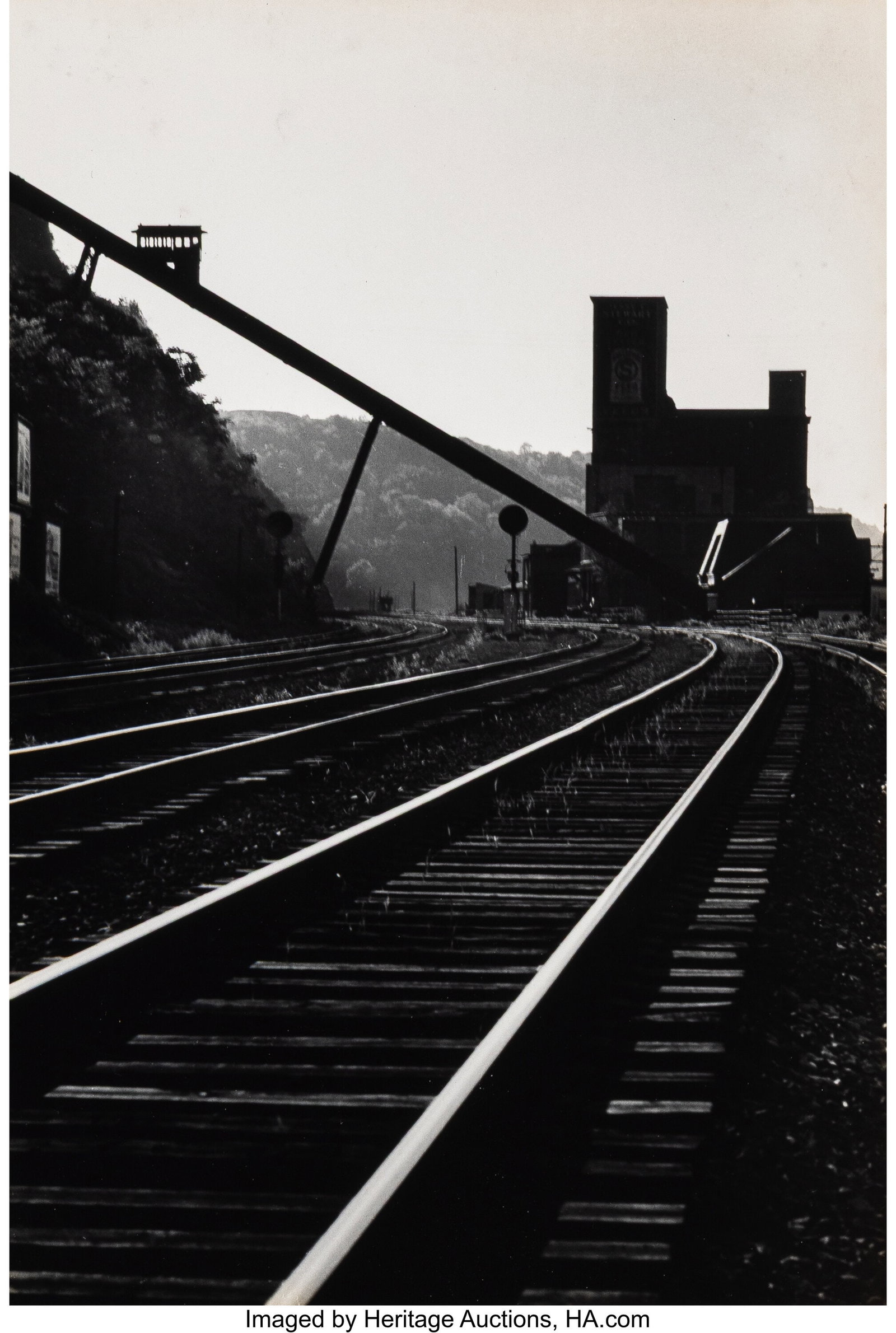 W. Eugene Smith (American, 1918-1978) Pittsburgh: W. Eugene Smith (American, 1918-1978) Pittsburgh Railroad Tracks, 1955-1956 Gelatin silver print 13-1/2 x 9 inches (34.3 x 22.9 cm) (image