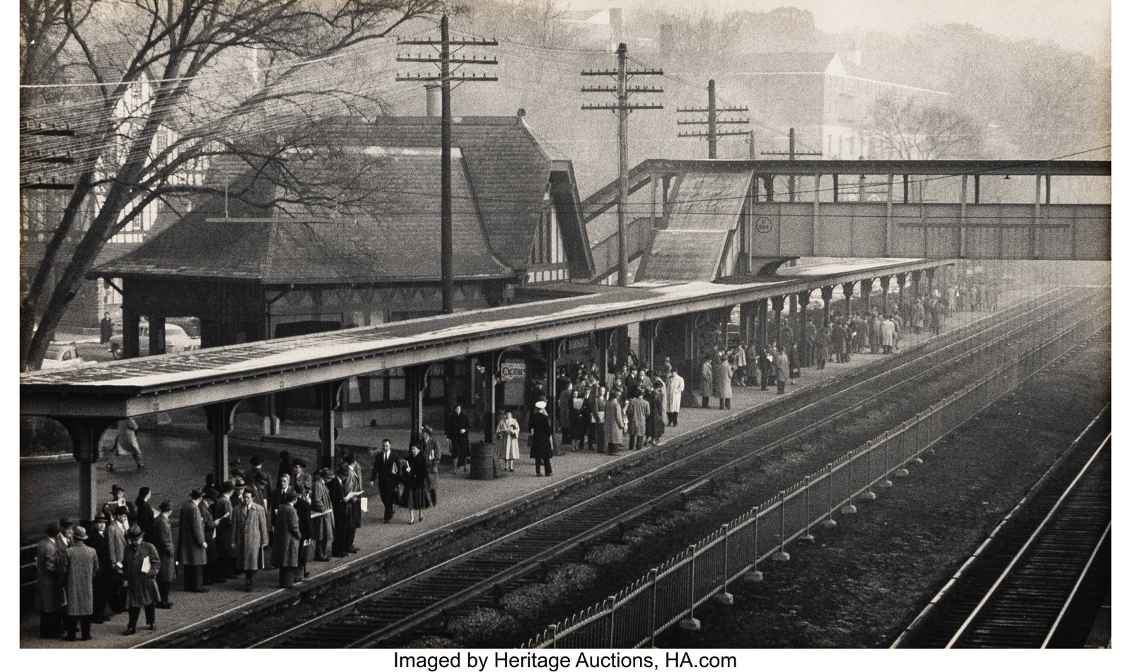 W. Eugene Smith (American, 1918-1978) Hartsdale : W. Eugene Smith (American, 1918-1978) Hartsdale Train Station, 1950s Gelatin silver print 8-1/8 x 13-3/8 inches (20.6 x 34.0 cm) (imag
