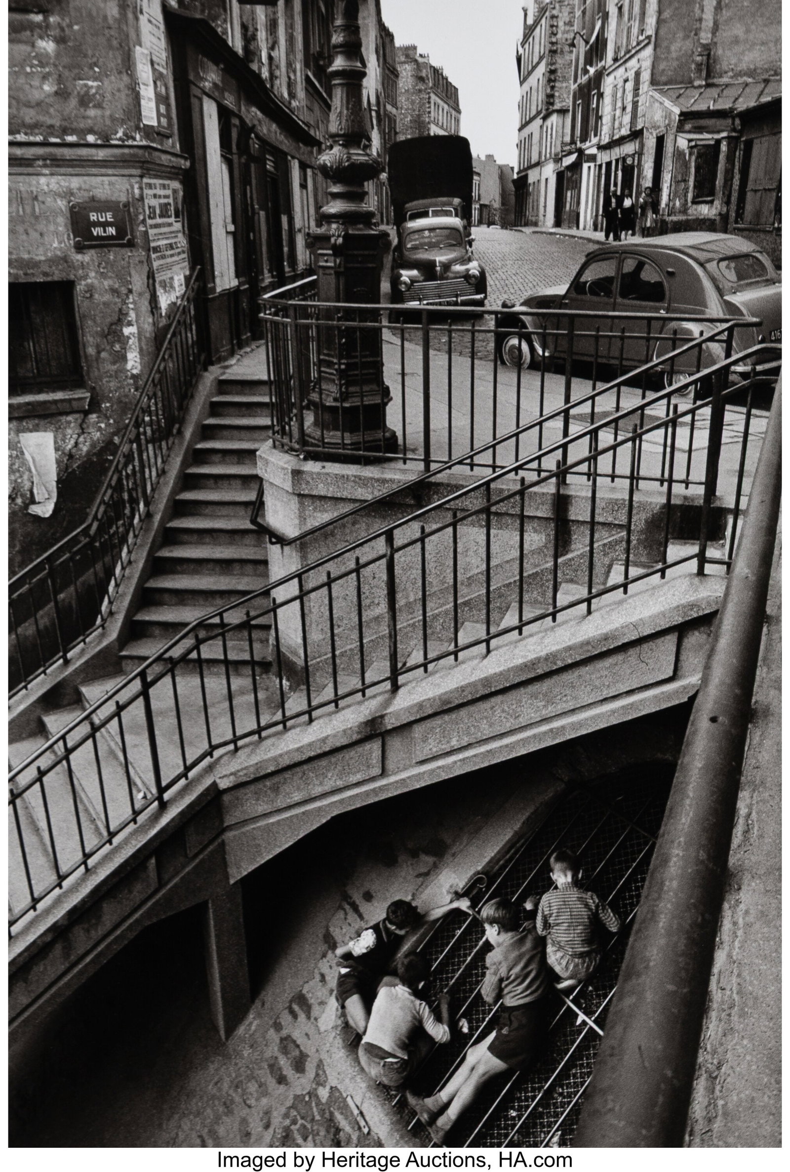 Willy Ronis (French, 1910-2009) Les Enfants de l: Willy Ronis (French, 1910-2009) Les Enfants de la rue Vilin, 1959 Gelatin silver print, printed 2005 17-1/2 x 12 inches (44.5 x 30.5 cm) (i