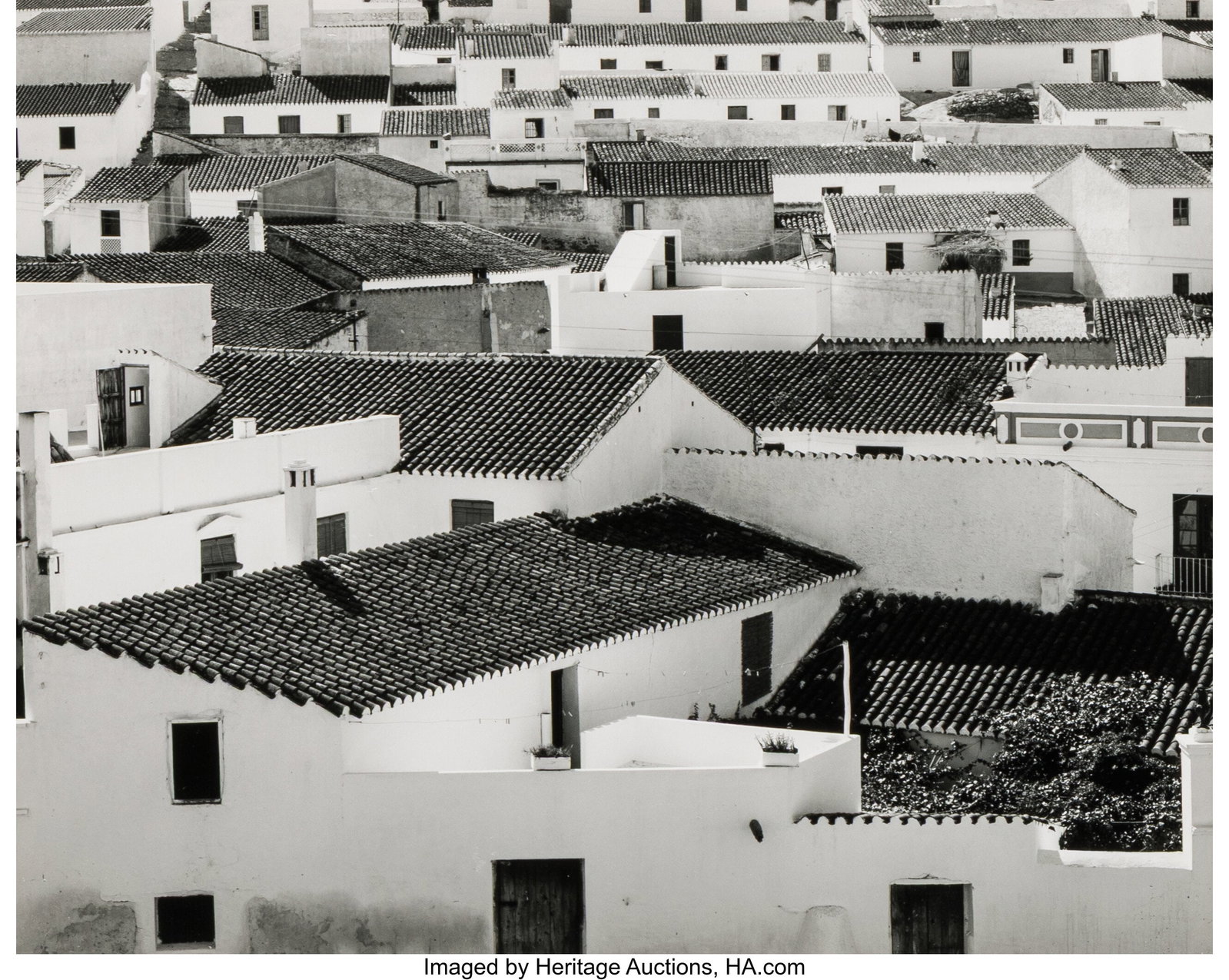 Brett Weston (American, 1911-1993) Rooftops, Spa (1 of 4)