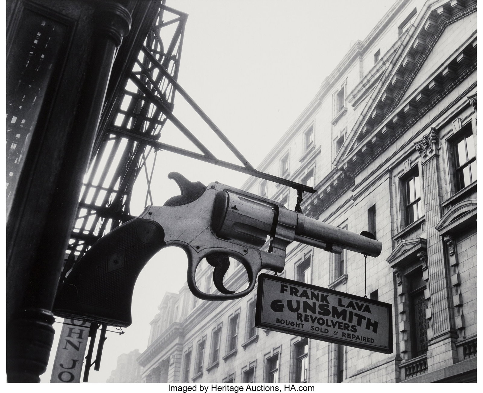 Berenice Abbott (American, 1898-1991) Frank Lava: Berenice Abbott (American, 1898-1991) Frank Lava Gunsmith, 1937 Gelatin silver print, printed later 15-1/2 x 19 inches (39.4 x 48.3 cm) (im