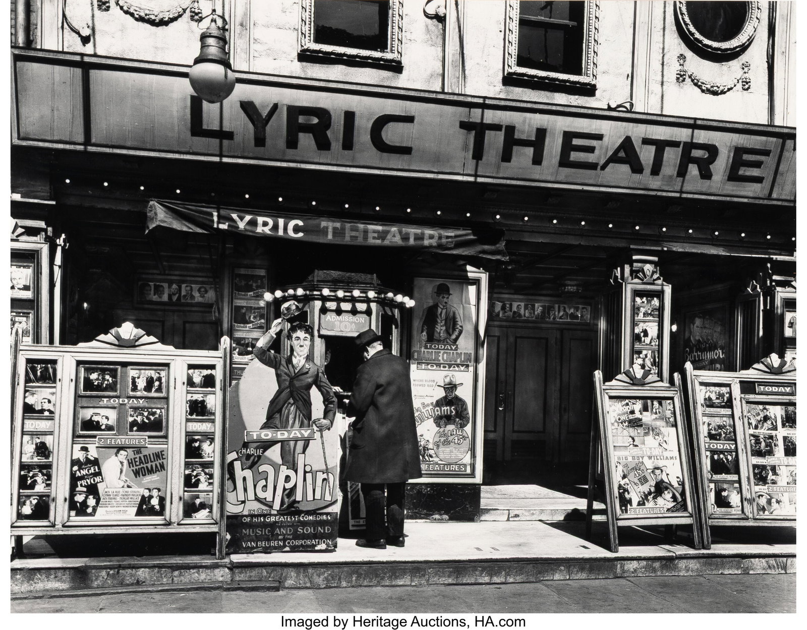Berenice Abbott (American, 1898-1991) Lyric Thea: Berenice Abbott (American, 1898-1991) Lyric Theatre, New York, 1936 Gelatin silver print, printed later 10-1/2 x 13-1/2 inches (26.7 x 34.3