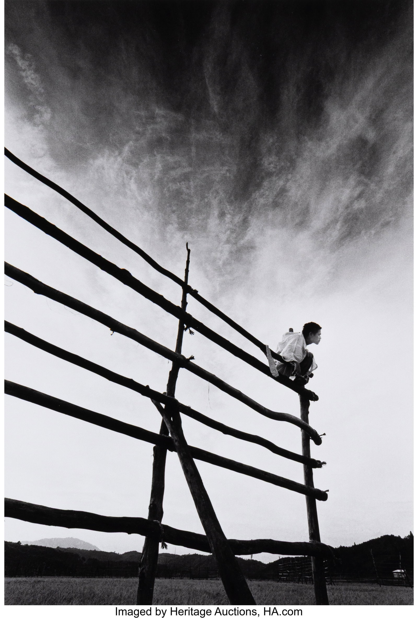 Eikoh Hosoe (Japanese, 1933-2024) Kamaitachi #8,: Eikoh Hosoe (Japanese, 1933-2024) Kamaitachi #8, 1965 Gelatin silver print, printed 1997 8 x 5-5/8 inches (20.3 x 14.3 cm) (image)