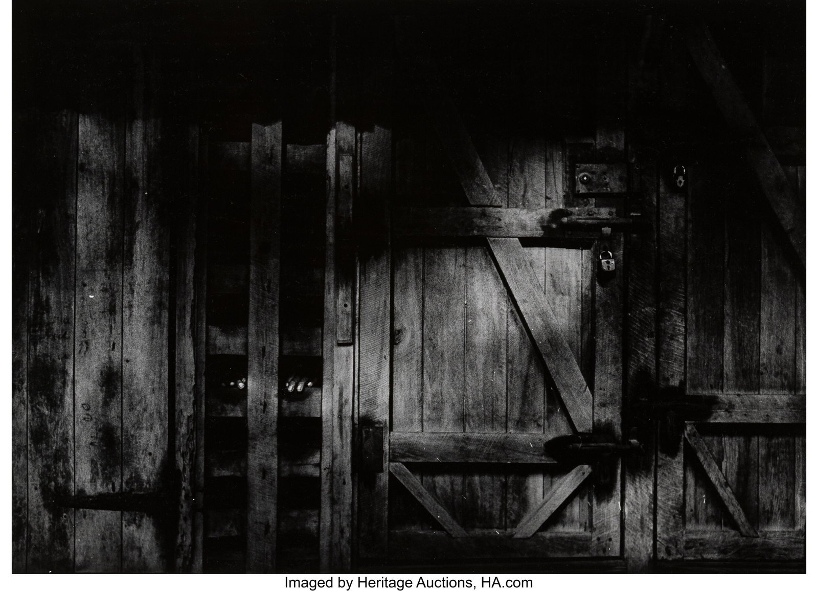 W. Eugene Smith (American, 1918-1978) Insane Sto: W. Eugene Smith (American, 1918-1978) Insane Stockade, Africa (from A Man of Mercy), 1954 Gelatin silver print, printed later 14-1/4 x 20 inches 