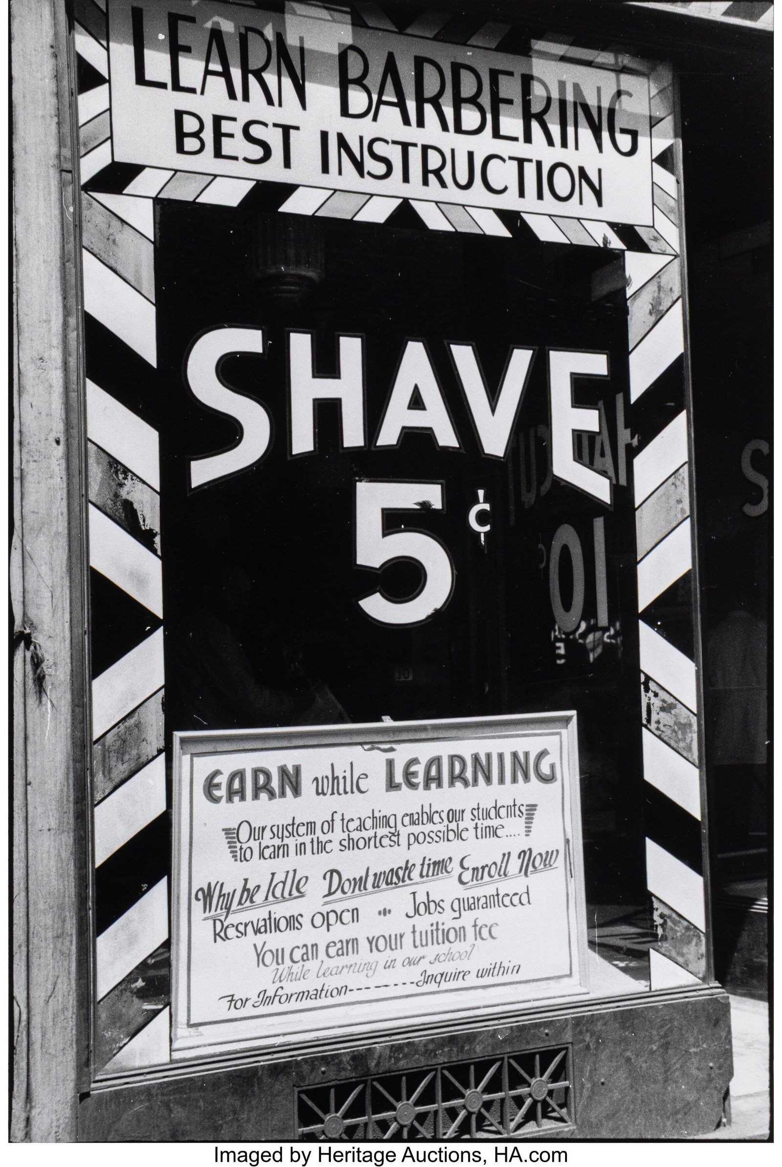 Ilse Bing (German/American, 1899-1998) Barber Co (1 of 3)