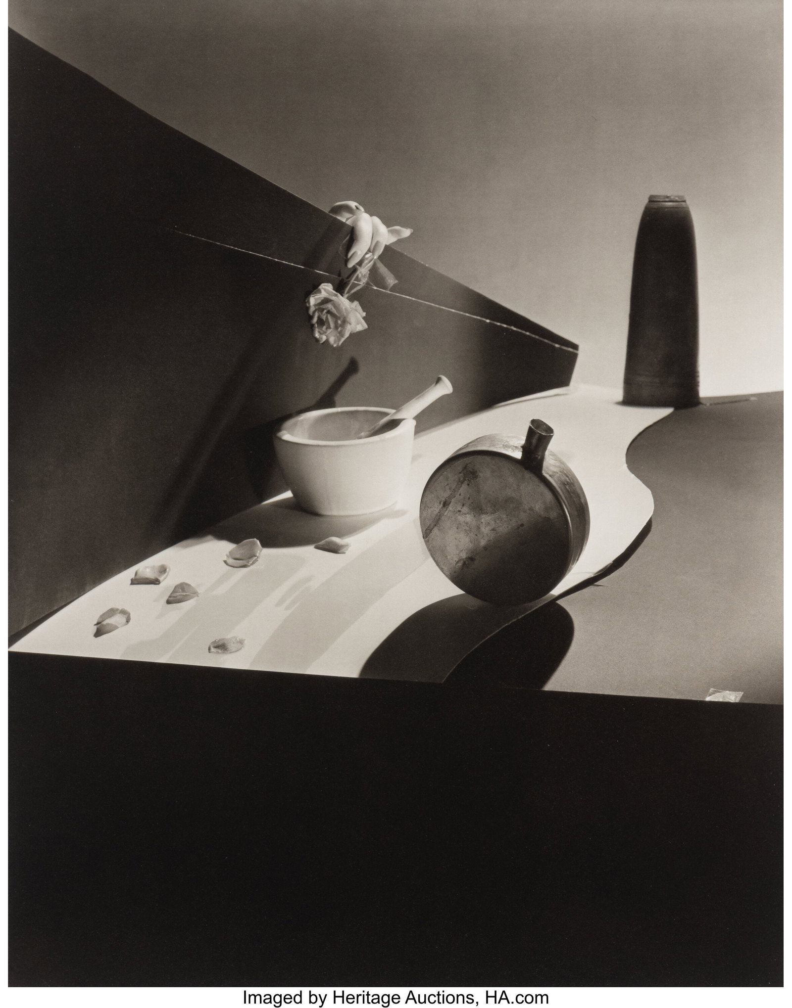 Horst P. Horst (American/German, 1906-1999) Surr: Horst P. Horst (American/German, 1906-1999) Surreal Beauty Cream, New York, 1941 Platinum palladium print, printed later 19 x 15 inches (48.3 x