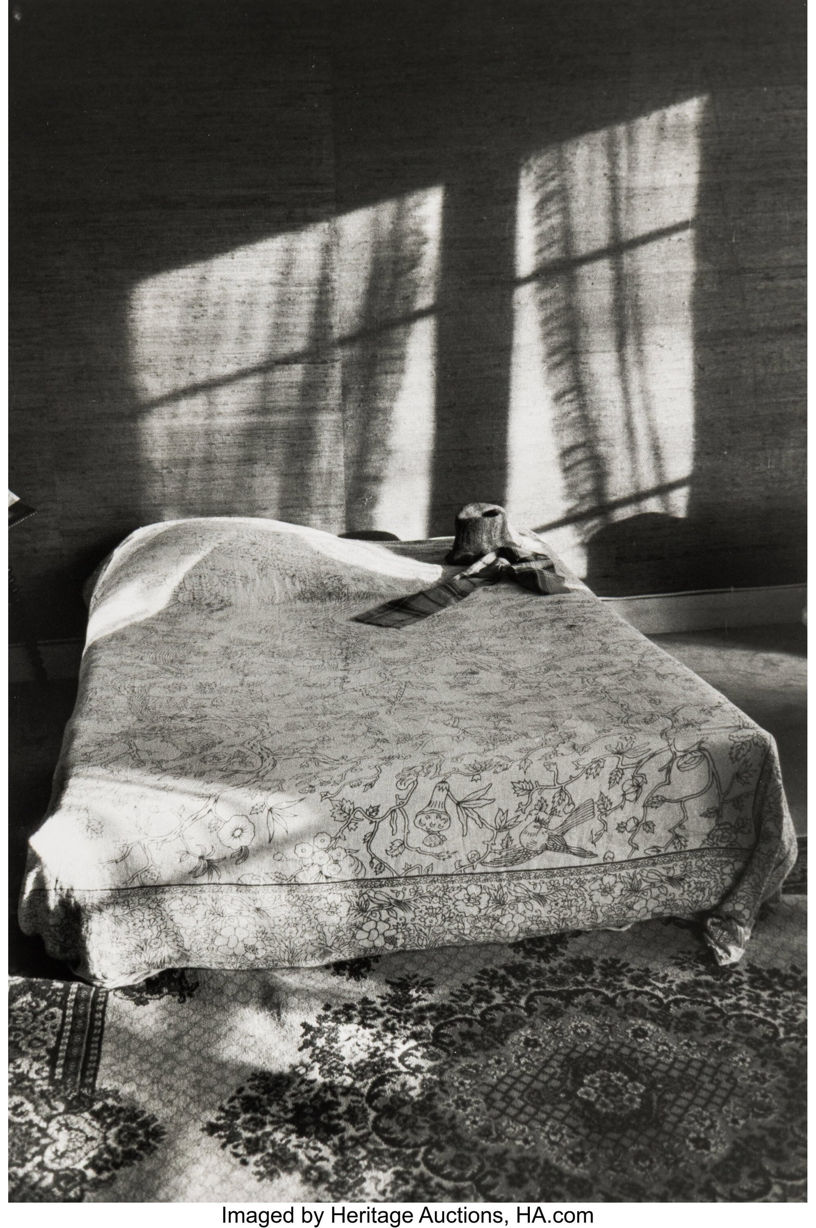 André Kertész (American/Hungarian, 1894-1985) : André Kertész (American/Hungarian, 1894-1985) Untitled (Bed), 1982 Gelatin silver print 9-5/8 x 6-3/8 inches (24.4 x 16.2 c