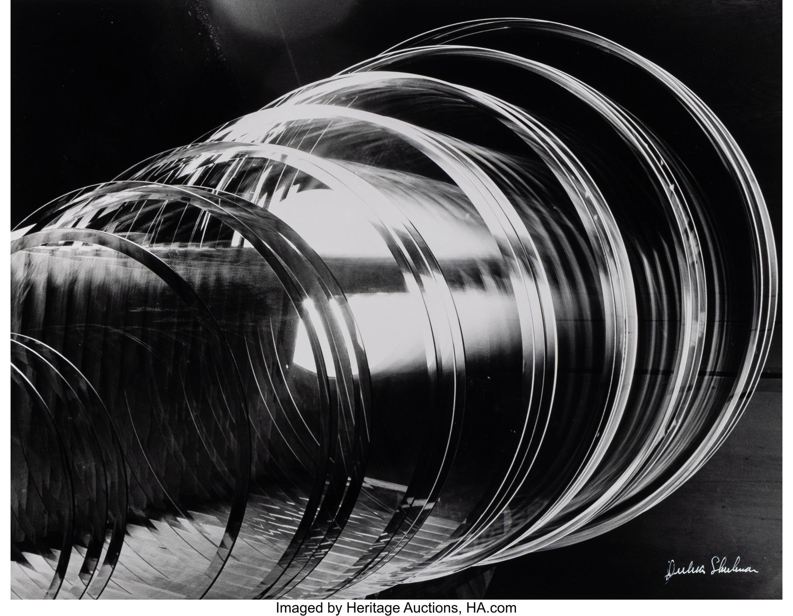 Julius Shulman (American, 1910-2009) Untitled (A: Julius Shulman (American, 1910-2009) Untitled (Abstract), circa 1960s Gelatin silver print 11 x 14 inches (27.9 x 35.6 cm) (image/sheet