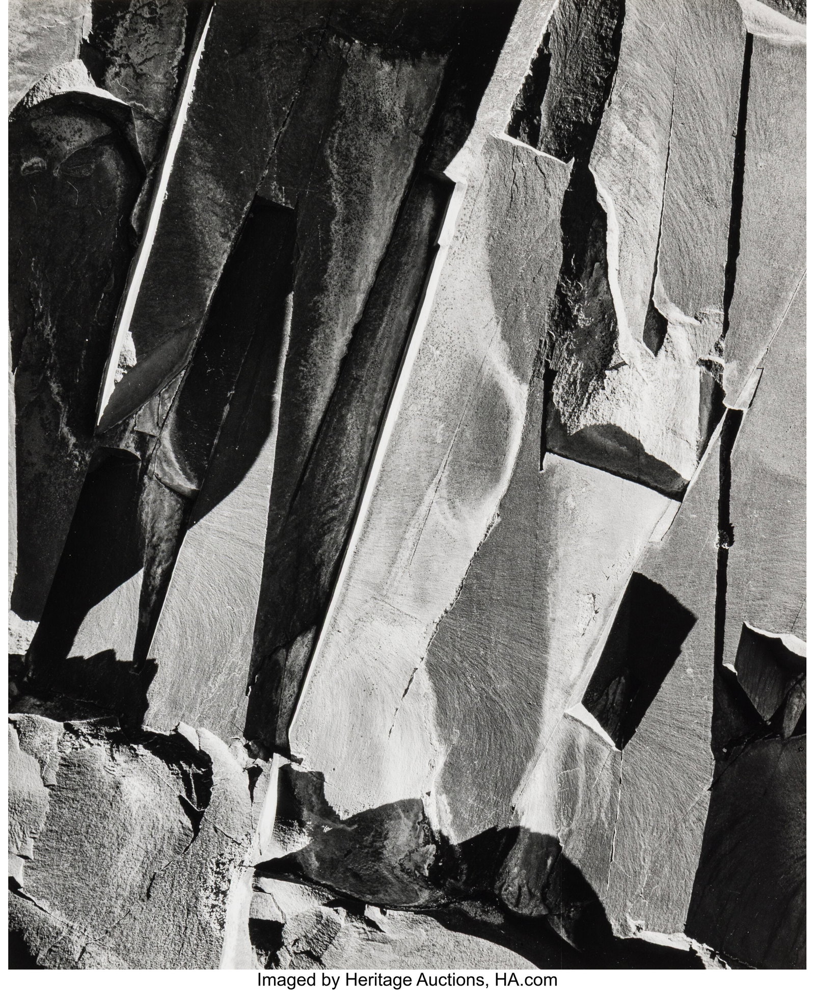 Brett Weston (American, 1911-1993) Rock Wall, 19 (1 of 2)