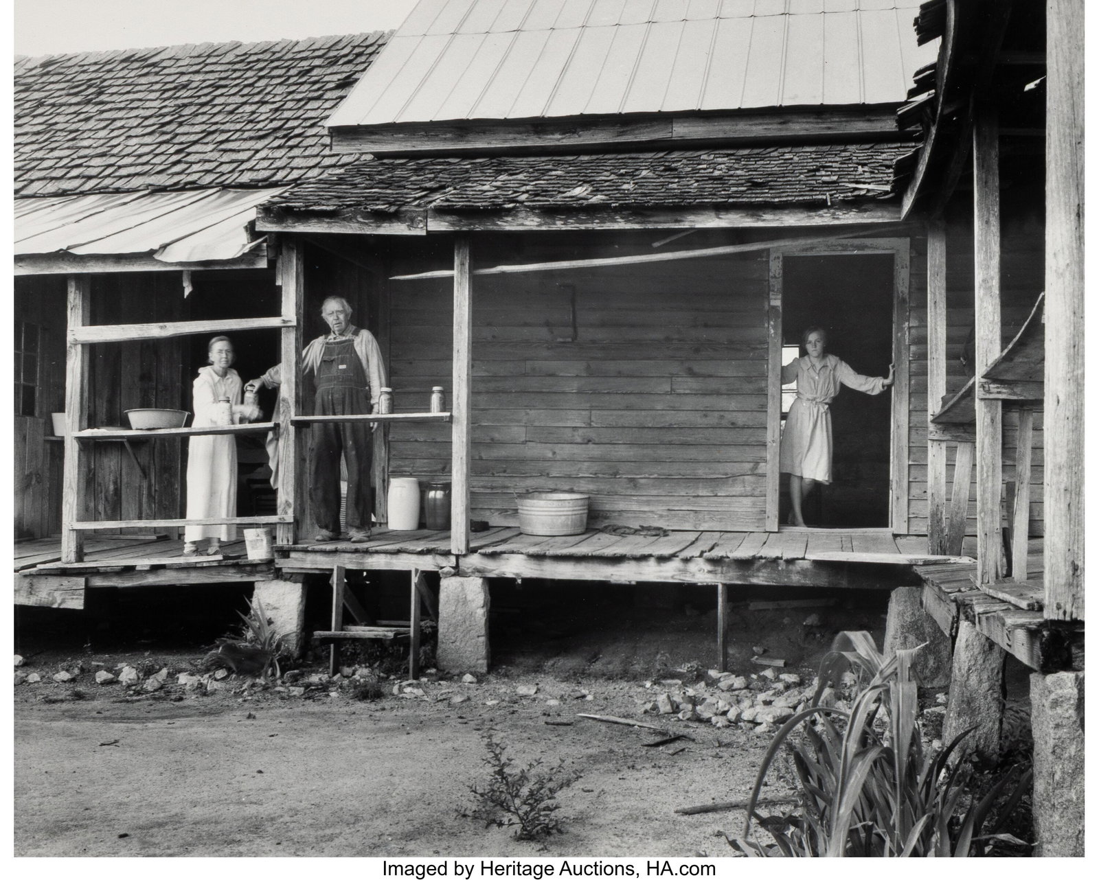 Dorothea Lange (American, 1895-1965) Cotton Farm: Dorothea Lange (American, 1895-1965) Cotton Farmers for 50 Years, 1937 Gelatin silver print, printed later 7-7/8 x 9-1/4 inches (20.0 x 23.5 cm&r