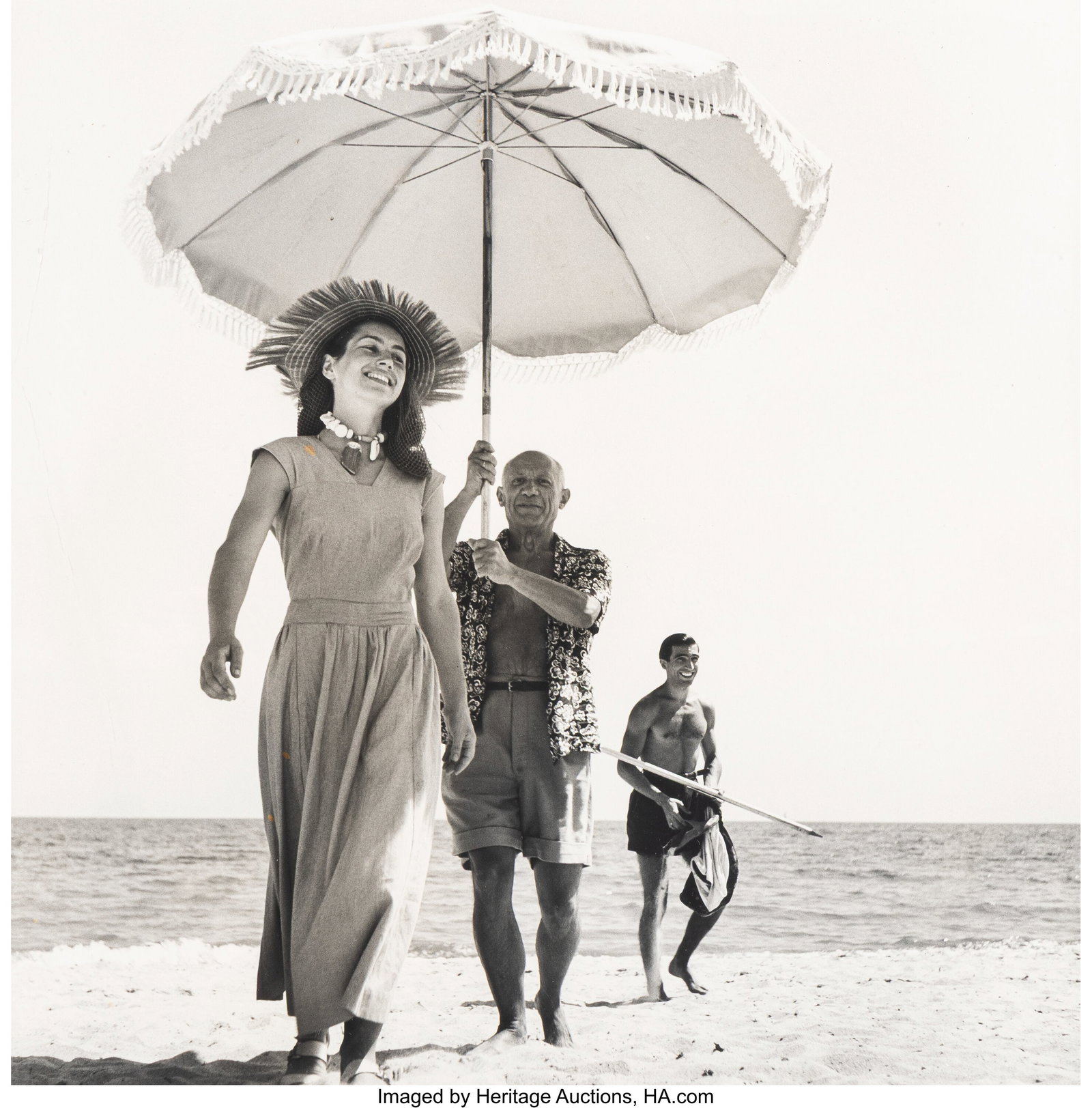 Robert Capa (American, 1913-1954) Picasso and Fr (1 of 3)