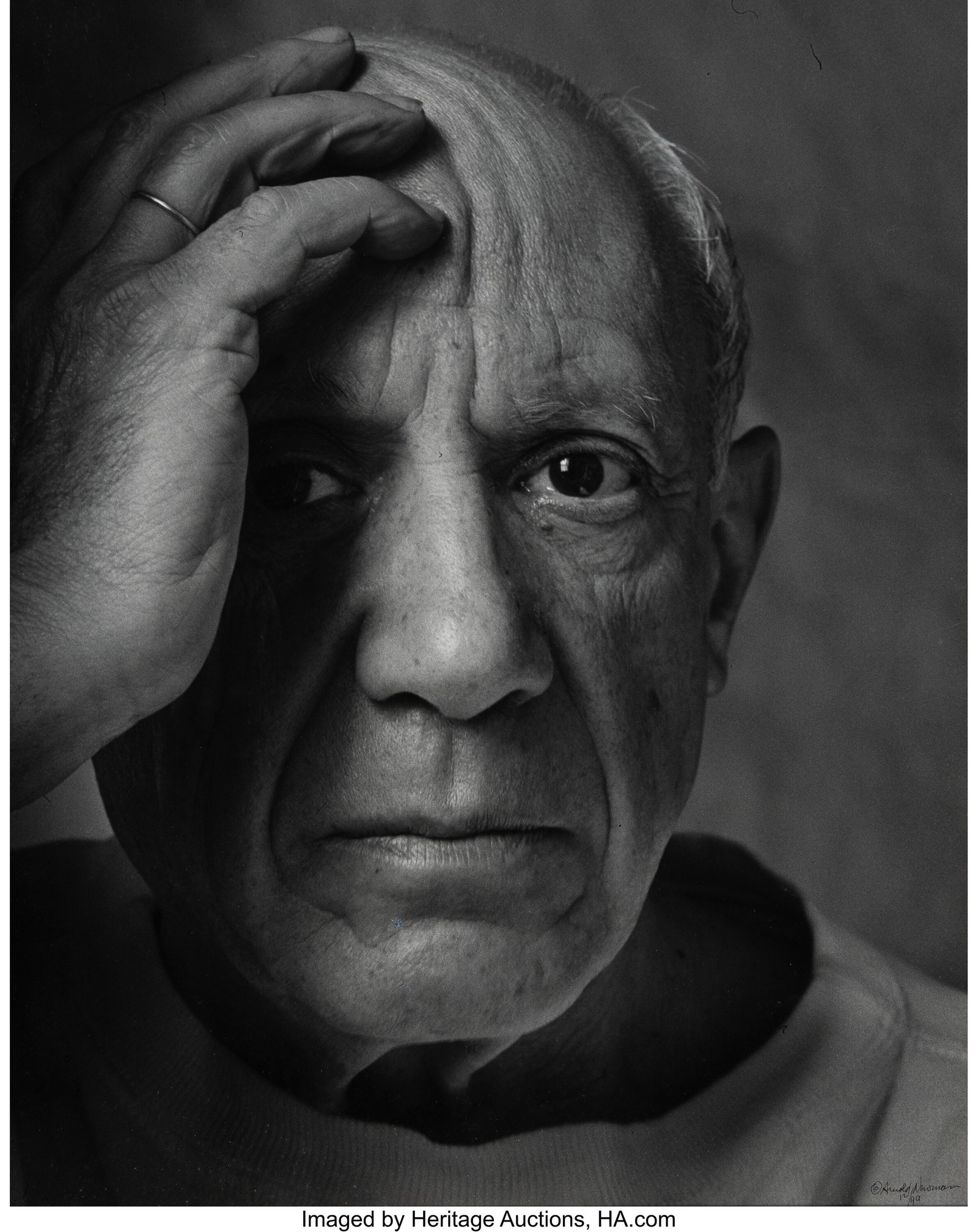Arnold Newman (American, 1918-2006) Pablo Picass (1 of 2)