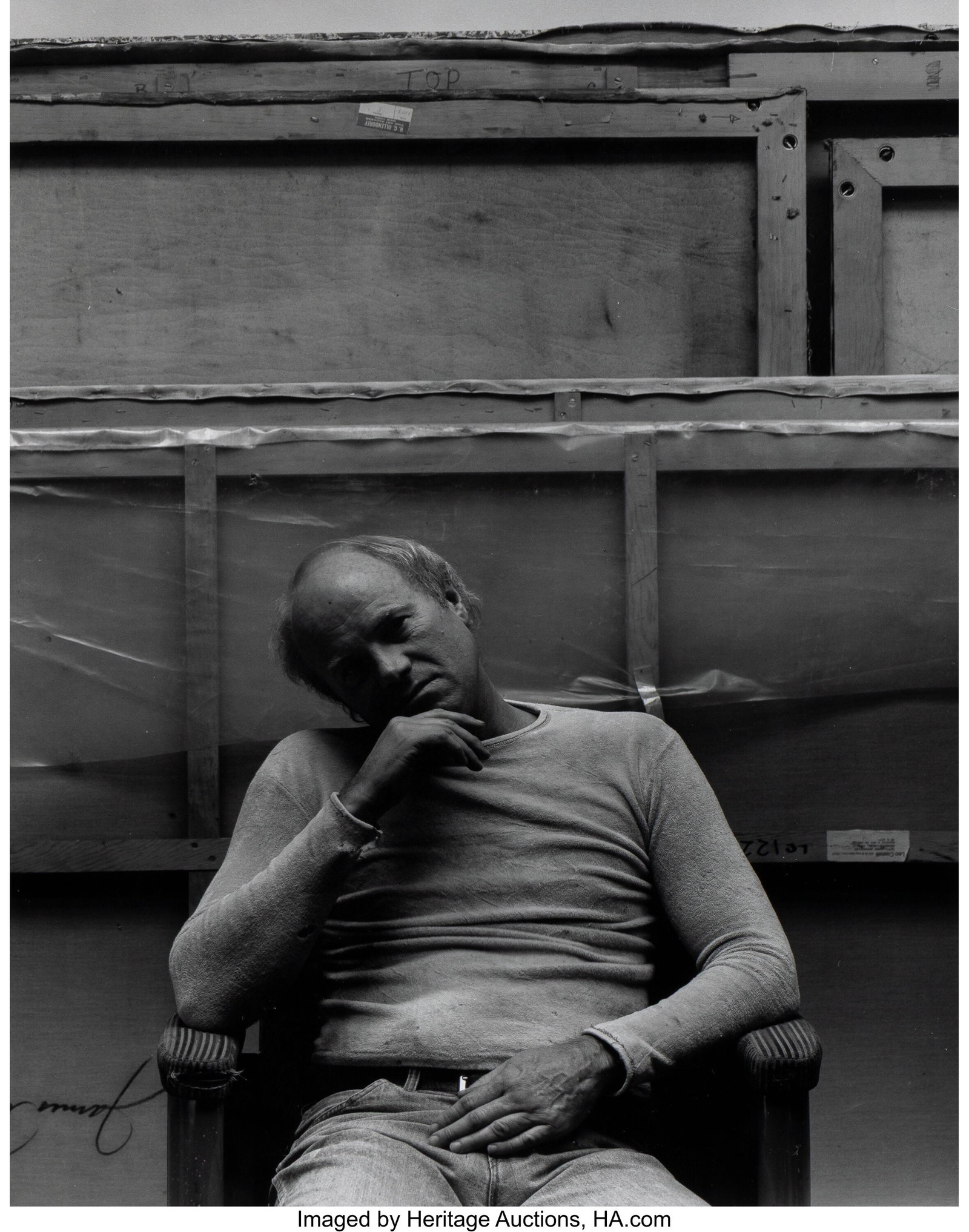 Arnold Newman (American, 1918-2006) James Rosenq (1 of 3)