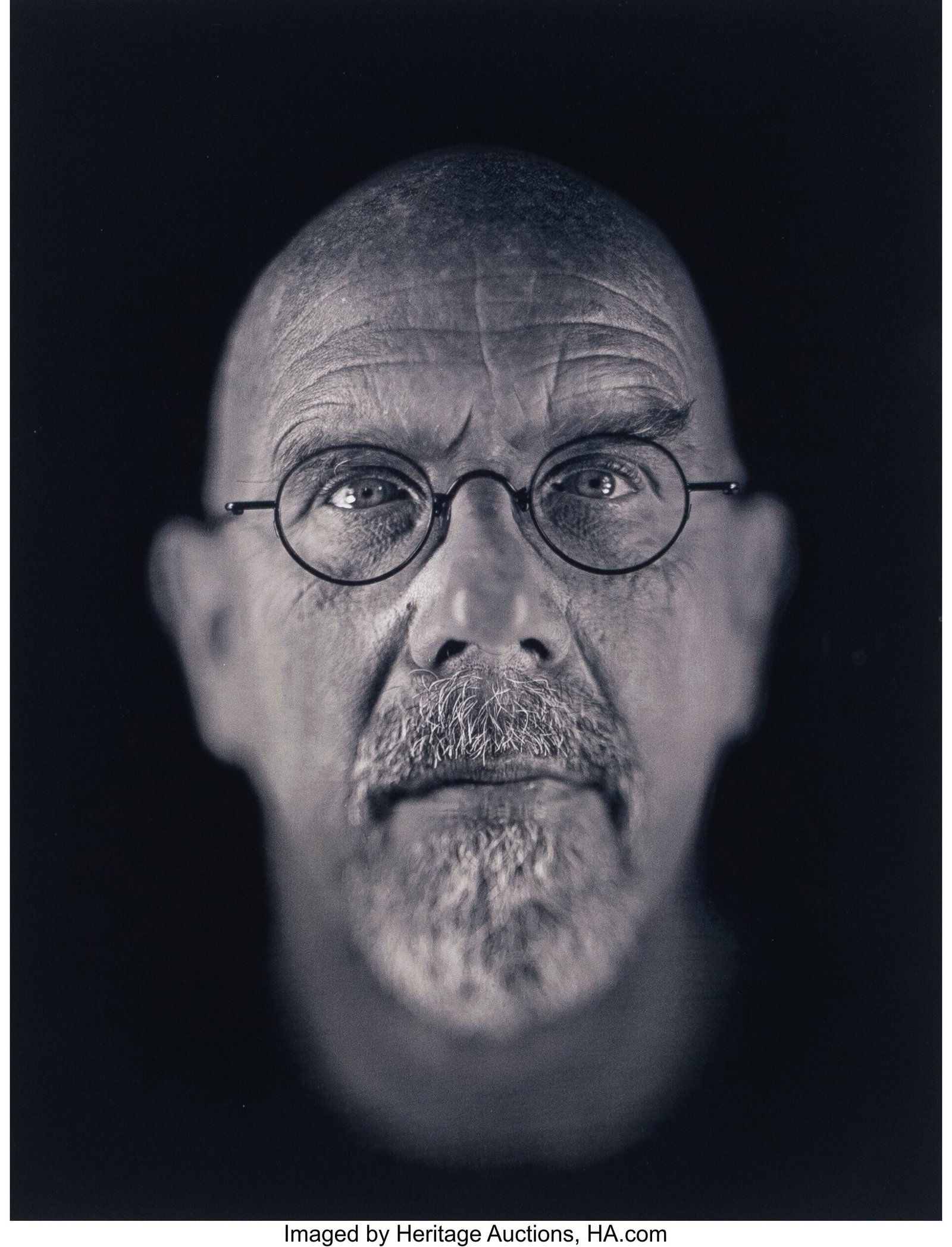 Chuck Close (American, 1940-2021) Self Portrait,: Chuck Close (American, 1940-2021) Self Portrait, 2000 Digital pigment print 15-1/2 x 11-7/8 inches (39.4 x 30.2 cm) (image) Signed&comma