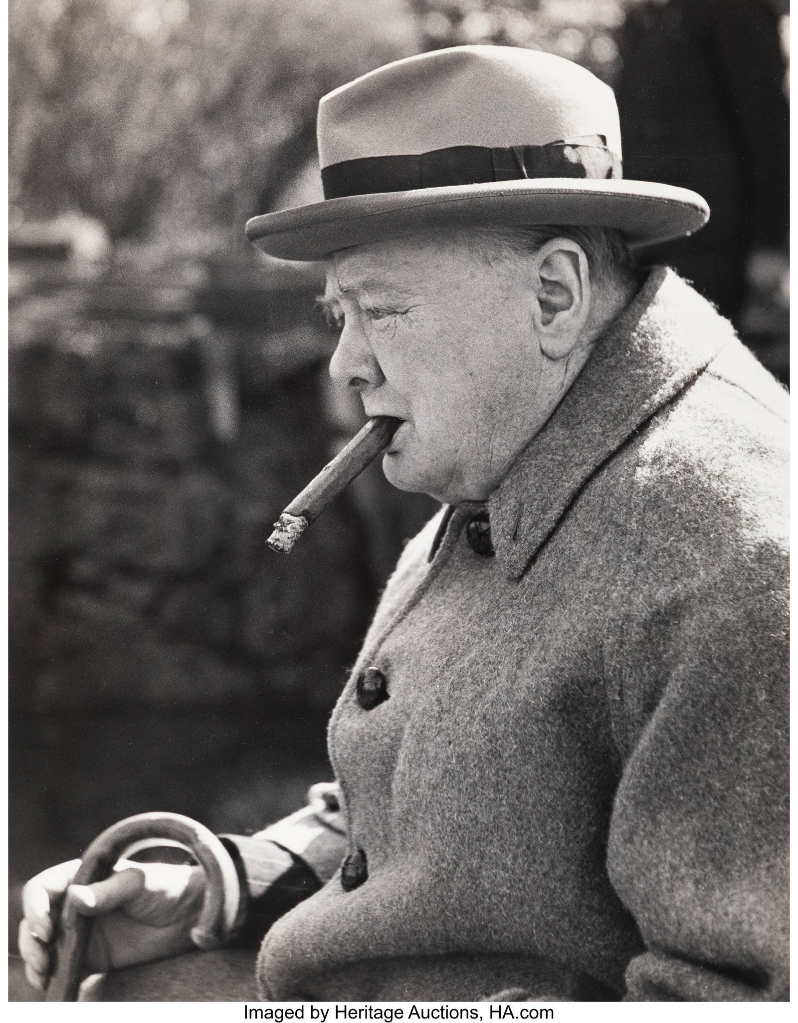Philippe Halsman (American, 1906-1979) Winston C (1 of 2)