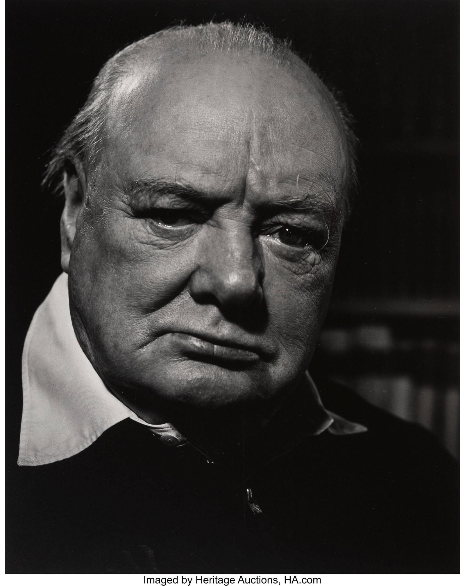 Philippe Halsman (American, 1906-1979) Winston C (1 of 3)