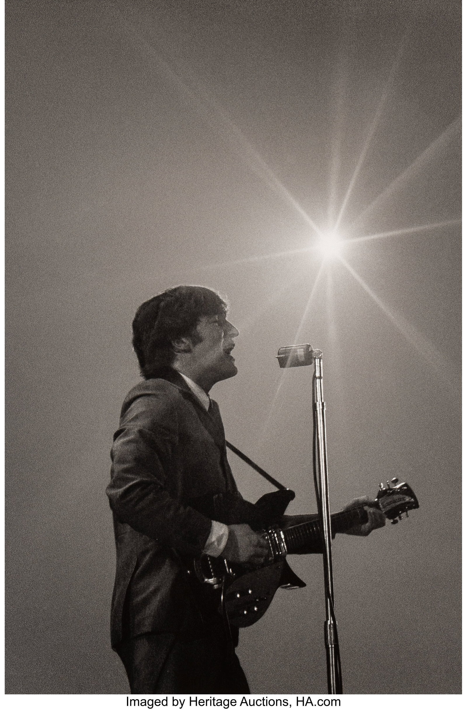 Mike Mitchell (American, 1946) The Beatles First: Mike Mitchell (American, 1946) The Beatles First US Concert Tour (3 works), 1964 Gelatin silver prints, printed later 12-1/4 x 18-5/8 inches (31&peri