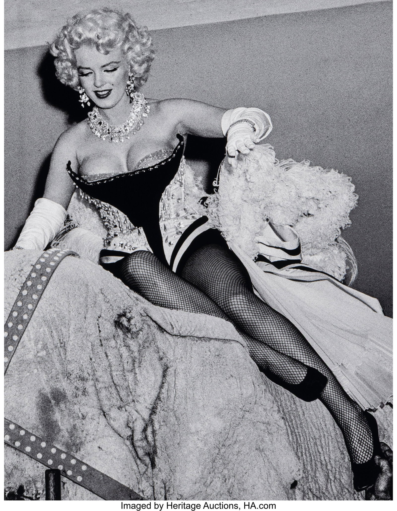 Marvin Scott (American, b. 1944) Marilyn's Circu: Marvin Scott (American, b. 1944) Marilyn's Circus (2 works), 1955 Digital pigment prints, printed later 14-1/2 x 11 inches (36.8 x 27&perio