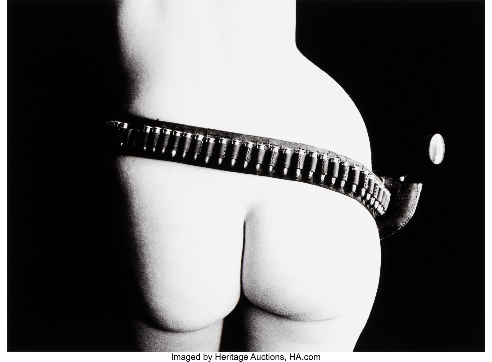 Sam Haskins (South African, 1926-2009) Untitled : Sam Haskins (South African, 1926-2009) Untitled (Gunbelt), (from Cowboy Kate and Other Stories), 1964 Gelatin silver print, printed 2019 14-3/