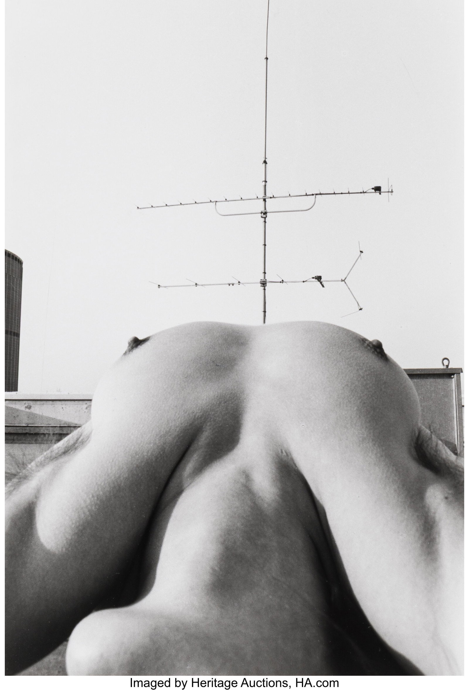 Lucien Clergue (French, 1934-2014) T.V. Nude, Pa: Lucien Clergue (French, 1934-2014) T.V. Nude, Paris, 1975 Gelatin silver print, printed 1976 15-3/8 x 10-1/2 inches (39.1 x 26&perio