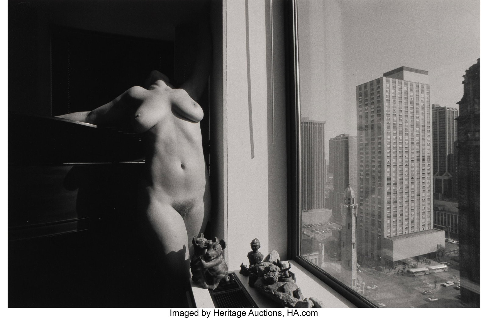 Lucien Clergue (French, 1934-2014) Carol in Chic (1 of 3)