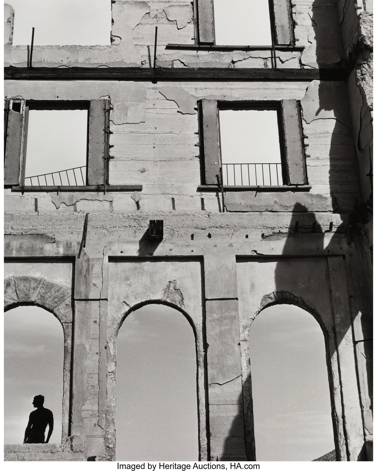 Jim French (American, 1932-2017) Shadowed Nudes : Jim French (American, 1932-2017) Shadowed Nudes (3 works) 1980s Gelatin silver prints 18-7/8 x 15-1/8 inches (47.9 x 38.4 cm) and slightly sma