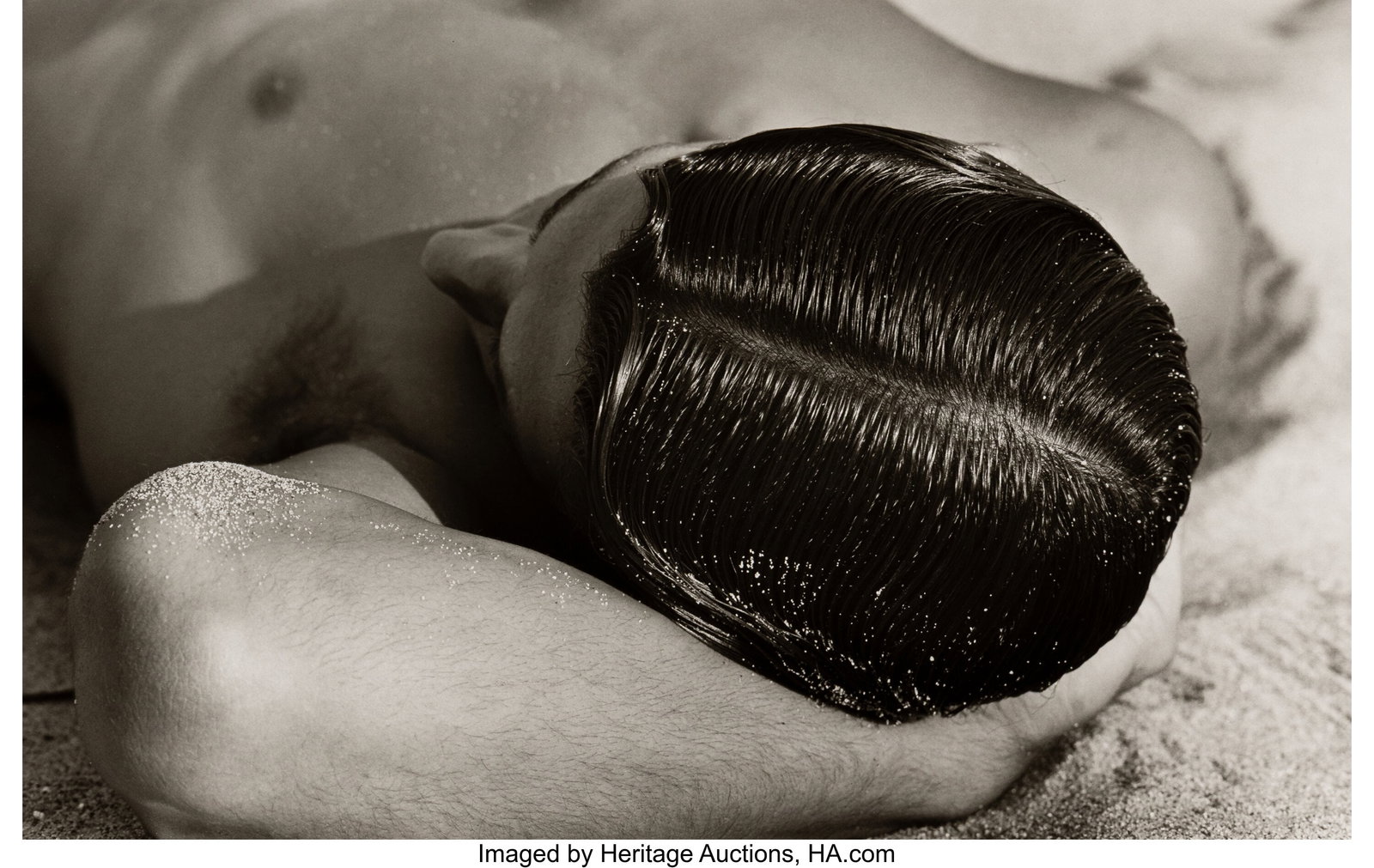 Herb Ritts (American, 1952-2002) "Head", Paradis: Herb Ritts (American, 1952-2002) "Head", Paradise Cove, 1987 Gelatin silver print 12-1/8 x 19-1/8 inches (30.8 x 48.6 cm) (image) 