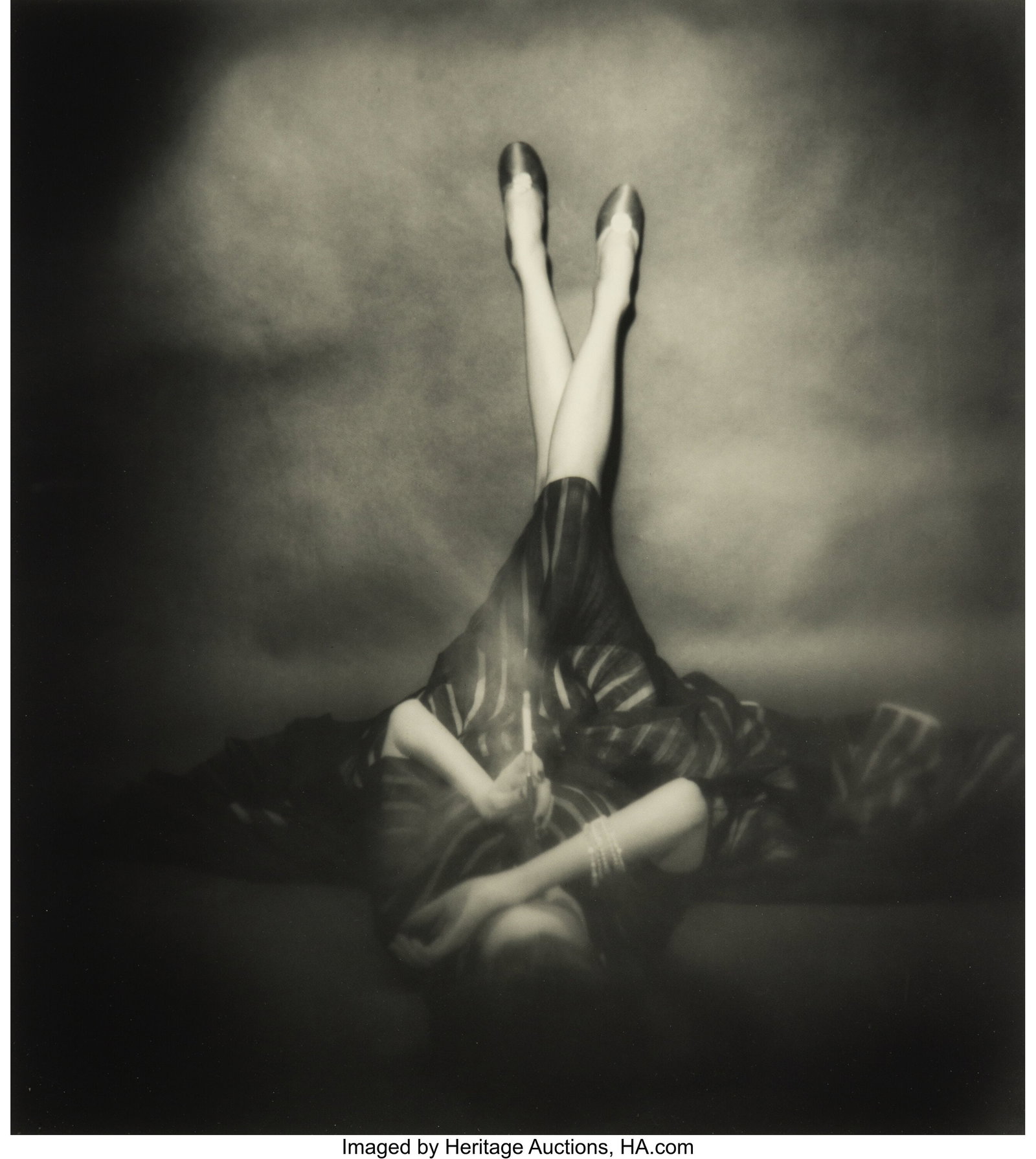 Lillian Bassman (American, 1917-2012) The Well D: Lillian Bassman (American, 1917-2012) The Well Dressed Leg, 1948 Gelatin silver print, printed later 16 x 14-1/2 inches (40.6 x 36.8 cm) (i