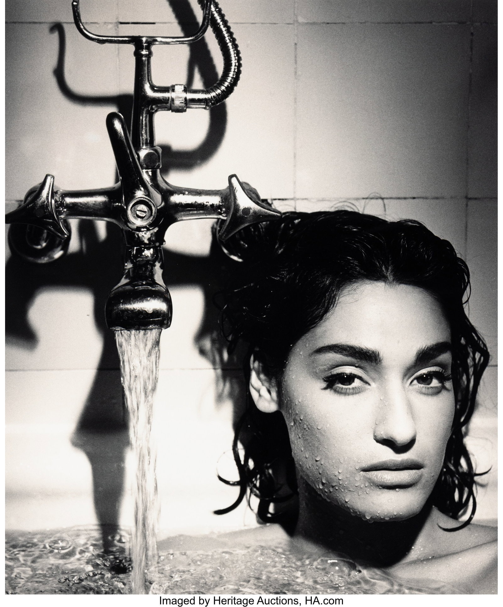 Albert Watson (Scottish, b. 1942) Yvette, Berlin: Albert Watson (Scottish, b. 1942) Yvette, Berlin, 1990 Gelatin silver print 23-1/2 x 19-1/2 inches (59.7 x 49.5 cm) (image/s