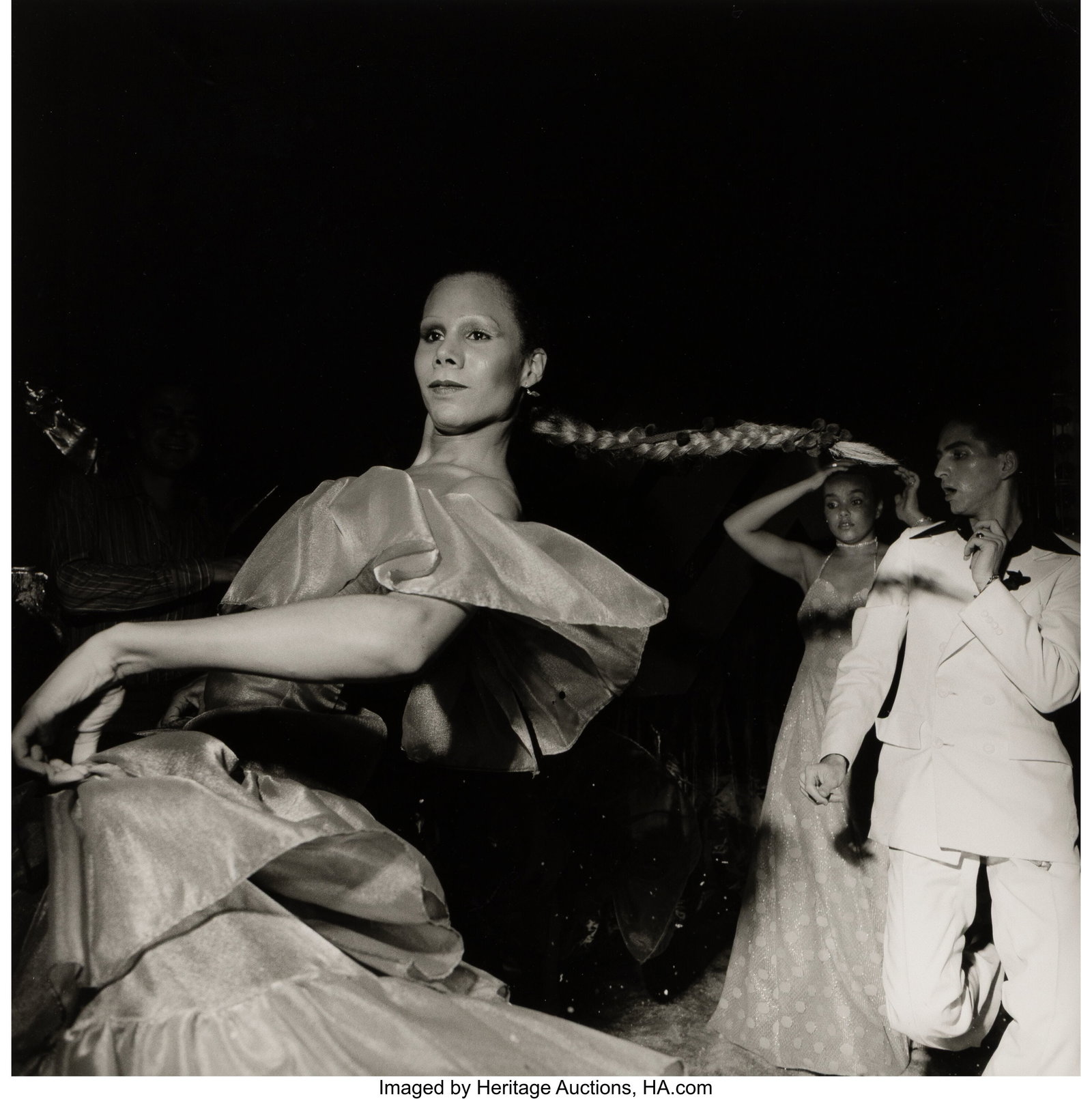 Larry Fink (American, 1941-2023) Studio 54, New : Larry Fink (American, 1941-2023) Studio 54, New York City, May, 1977 Oversized gelatin silver print, printed 2003 18-5/8 x 18-5/8 inches (47&period