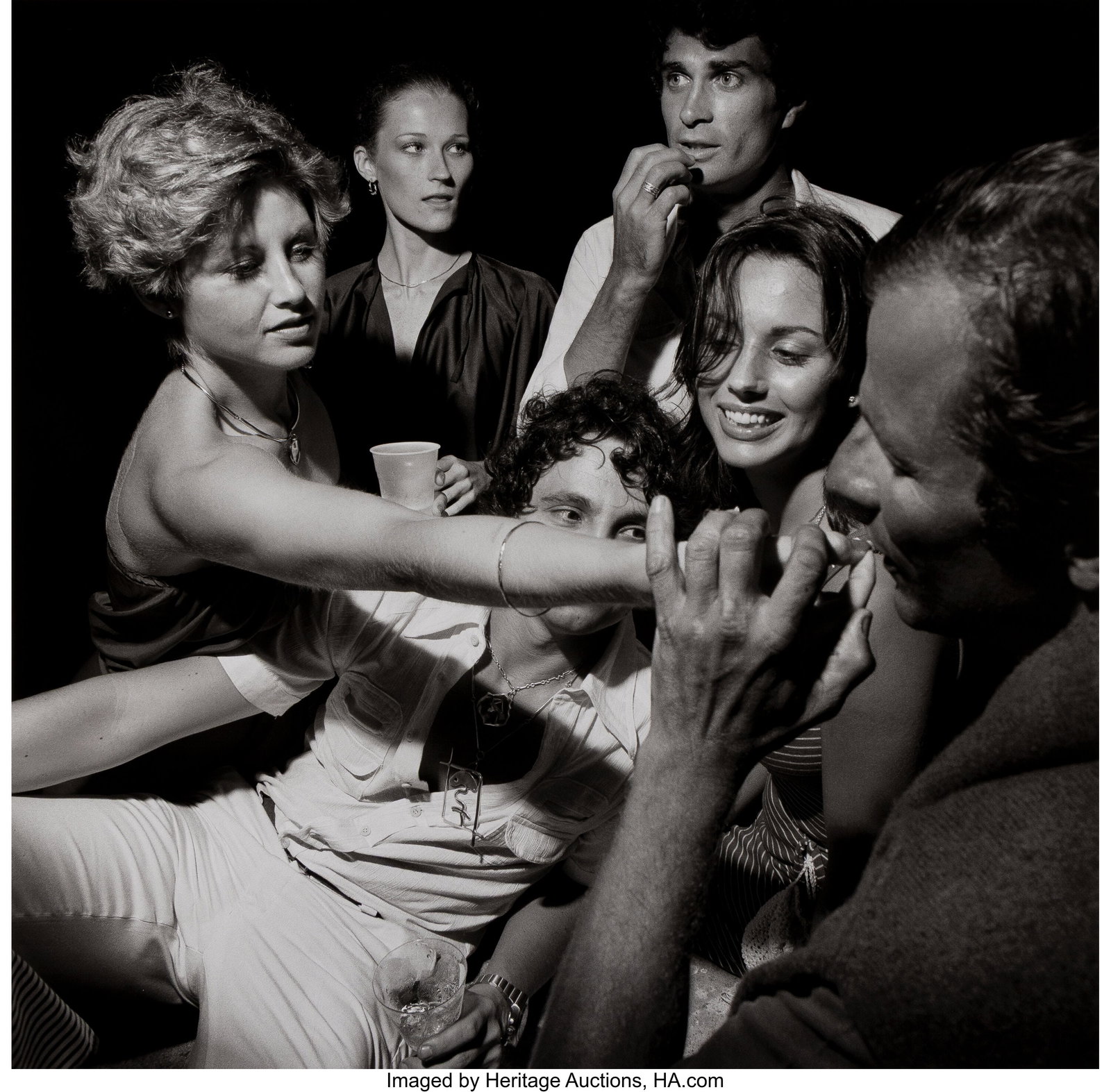 Larry Fink (American, 1941-2023) Social Graces p: Larry Fink (American, 1941-2023) Social Graces portfolio (complete with 15 works), 1982-1985 Oversized digital pigment prints, printed 2006 36-1/2 x 36-1/