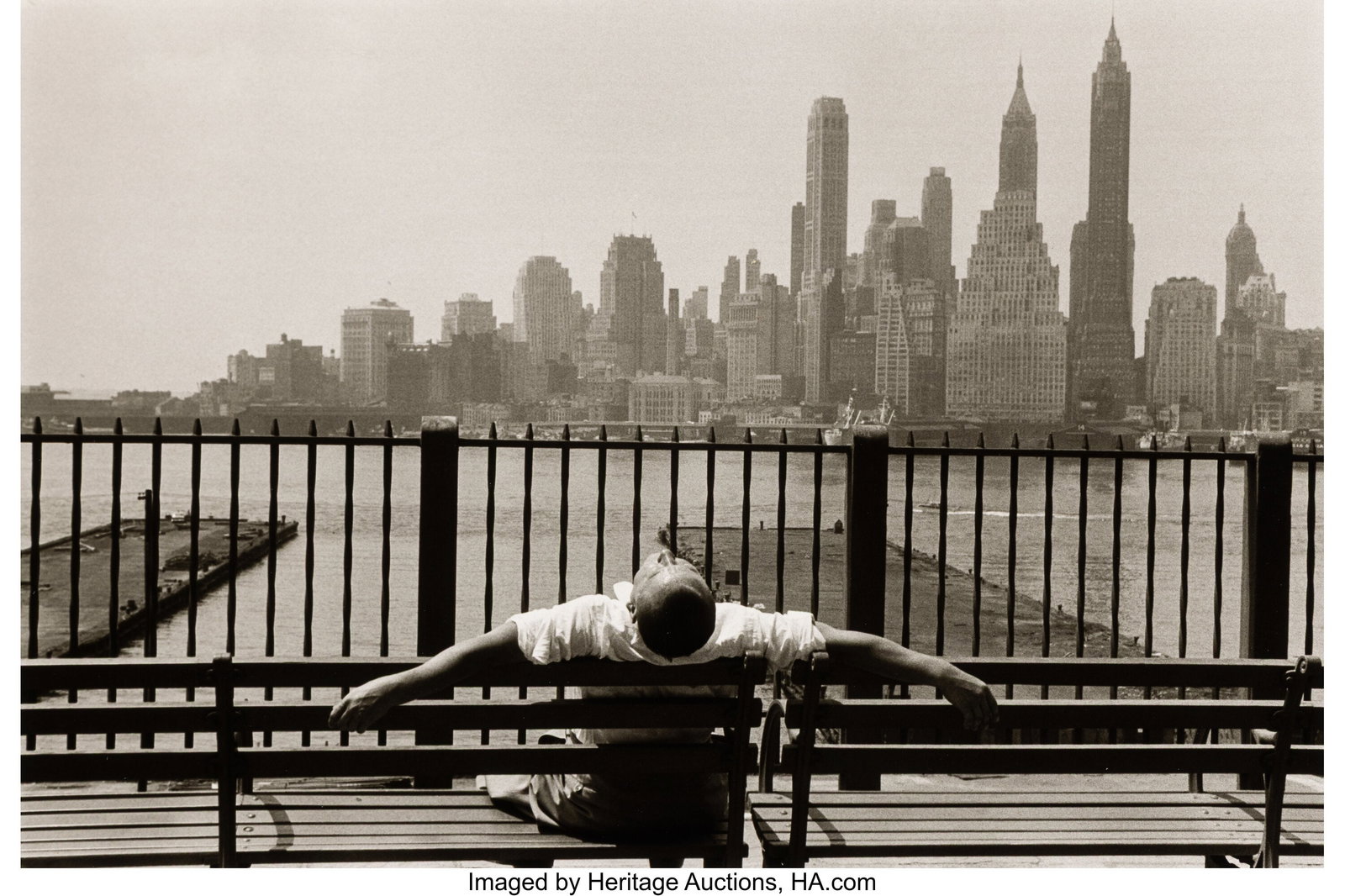 Louis Stettner (American, 1922-2016) Promenade, : Louis Stettner (American, 1922-2016) Promenade, Brooklyn, 1954 Gelatin silver print, printed 1980 12-1/4 x 18-1/4 inches (31.1 x 46.4 cm&rp