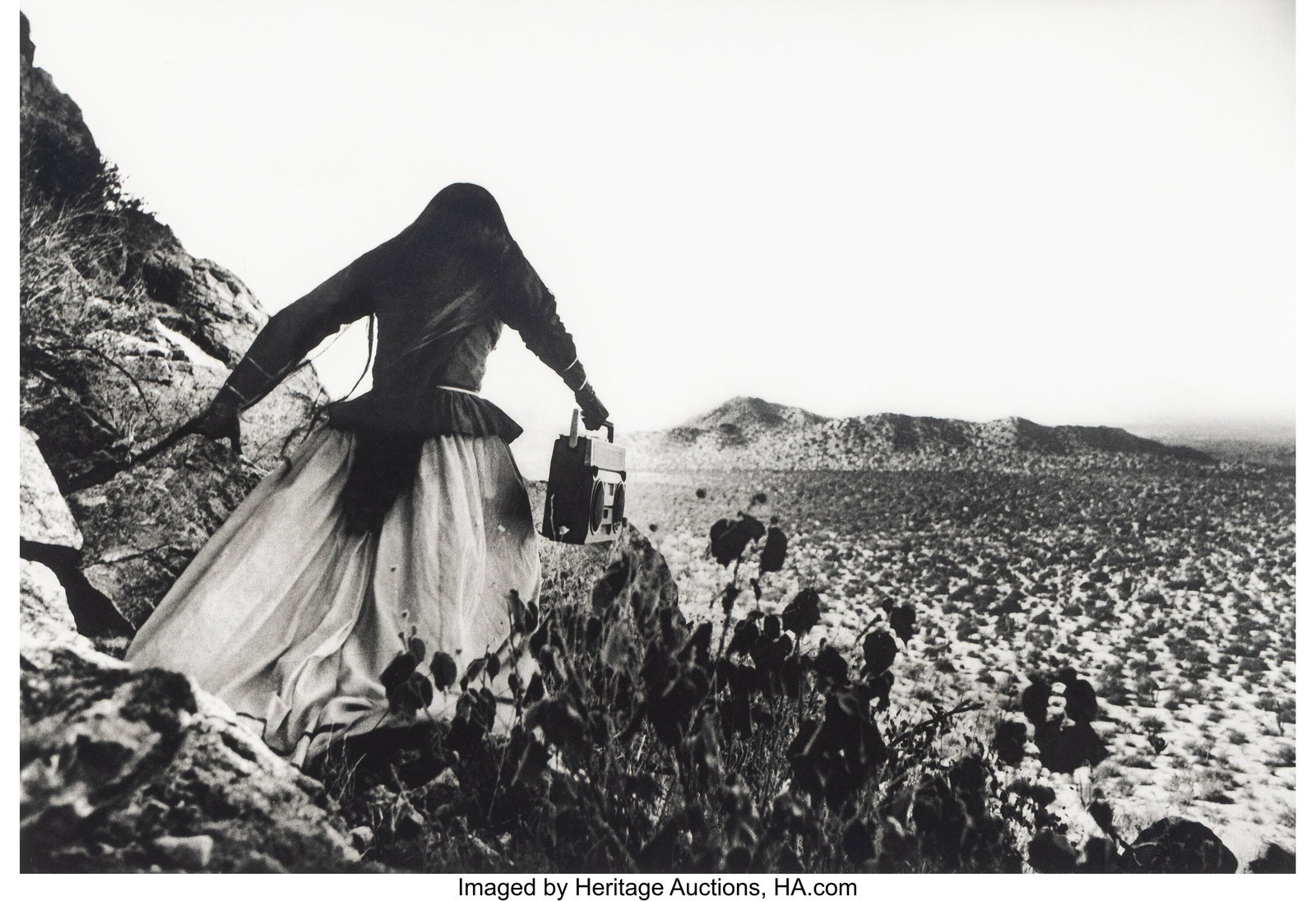 Graciela Iturbide (Mexican, b. 1942) Mujer Angel: Graciela Iturbide (Mexican, b. 1942) Mujer Angel, Sonora Desert, 1979 Photogravure, printed 1996 16-1/4 x 24 inches (41.3 x 61.0 cm&rpar