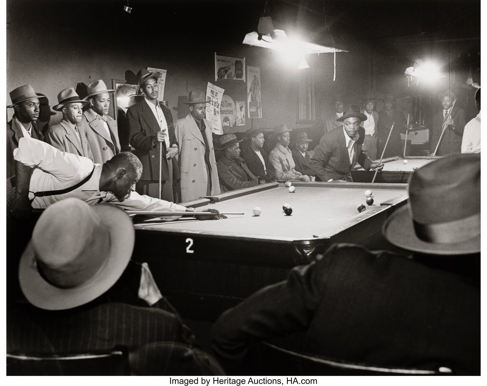 Wayne Miller (American, 1918-2013) Afternoon Gam: Wayne Miller (American, 1918-2013) Afternoon Game at Table 2, Chicago, Illinois, 1948 Gelatin silver print, printed later 10 x 12-7/8 inches (25&period
