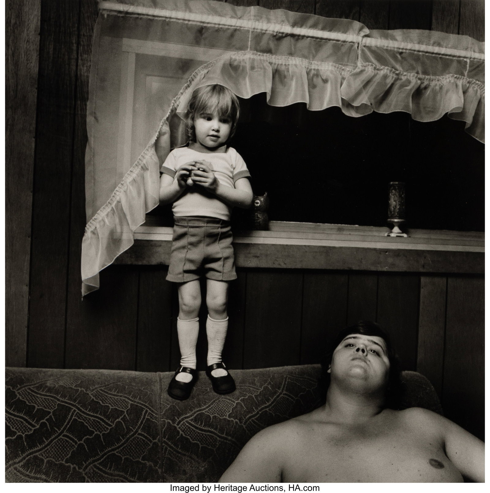 Larry Fink (American, 1941-2023) Oslin's Graduat: Larry Fink (American, 1941-2023) Oslin's Graduation Party, June, 1977 Oversized gelatin silver print, printed 2003 18-3/4 x 18-5/8 inches (47.6 x 
