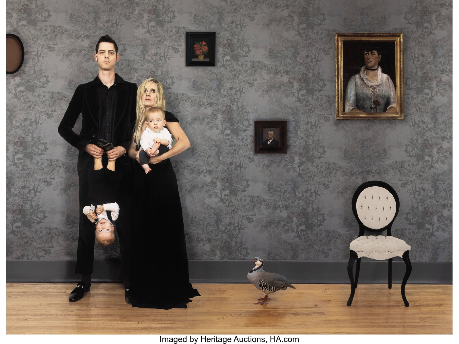 Julie Blackmon (American, b. 1966) American Goth: Julie Blackmon (American, b. 1966) American Gothic, 2008 Digital pigment print 31-1/2 x 42-1/4 inches (80.0 x 107.3 cm) (image) 3