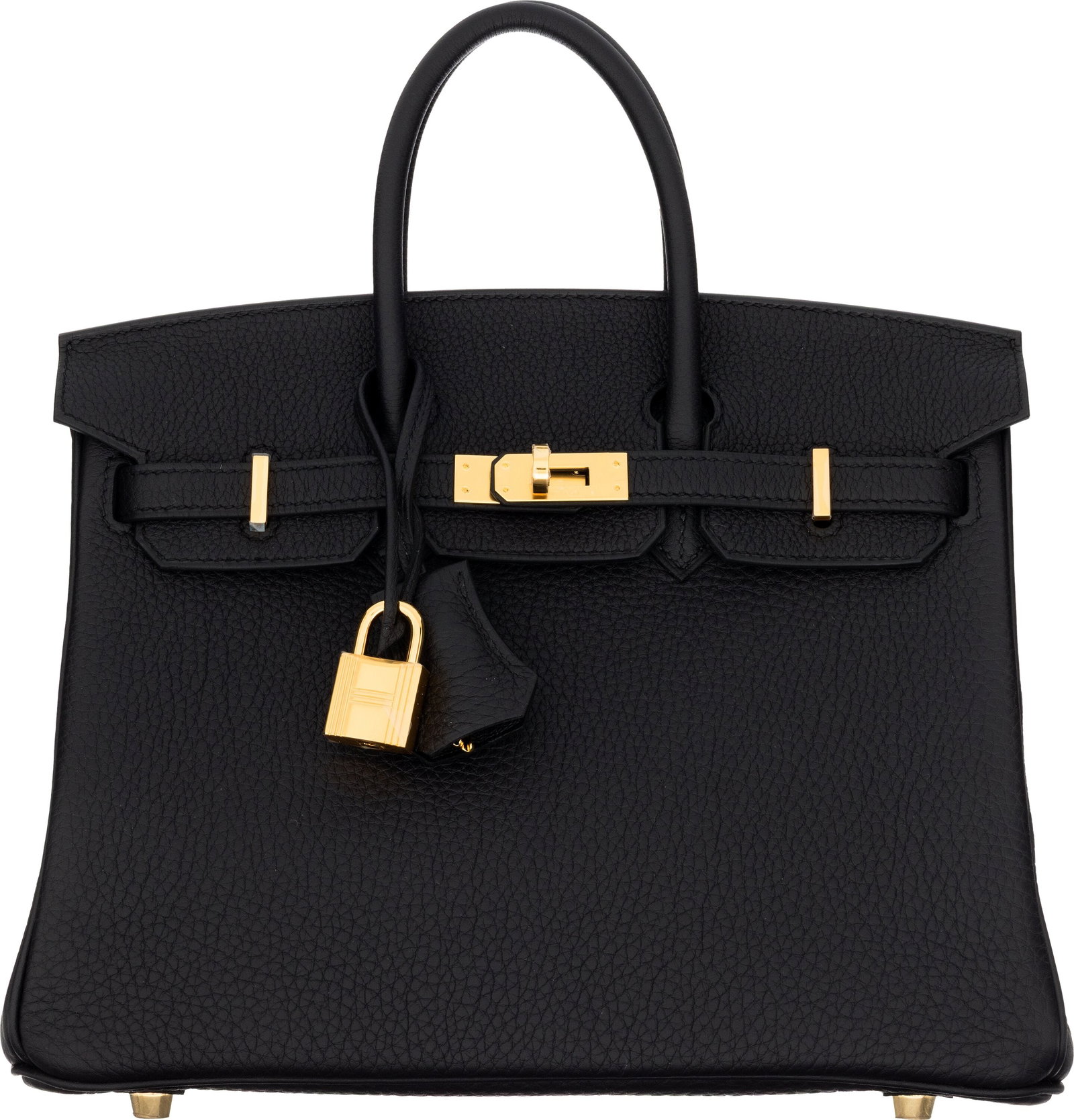 Hermès 25cm Black Togo Leather Birkin Bag with : Hermès 25cm Black Togo Leather Birkin Bag with Gold Hardware K, 2025 Condition: 1 10" Width x 8" Height x 5" Depth This bag is done in Black Togo Leather with Gold Hardware, f